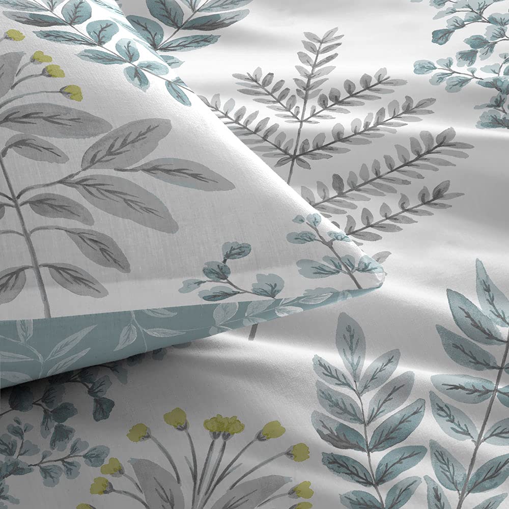 Dreams & Drapes Emily Easy Care Reversible Duvet Cover Set | Single | 52% Polyester/48% Cotton 2