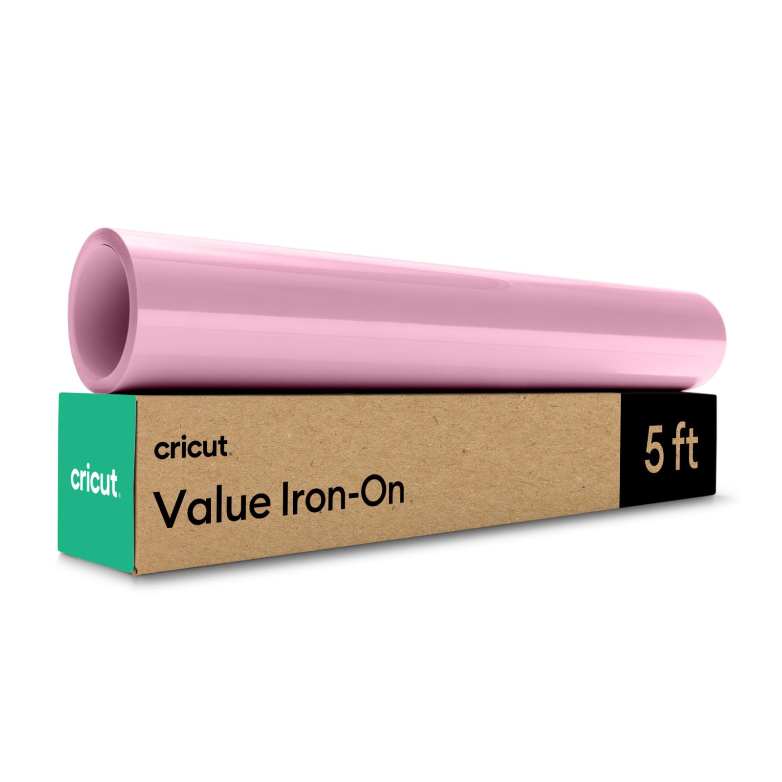 Cricut Value Iron On Vinyl - Pink Heat Transfer Vinyl for Custom T-Shirts | 30.5 cm x 1.5 m 1