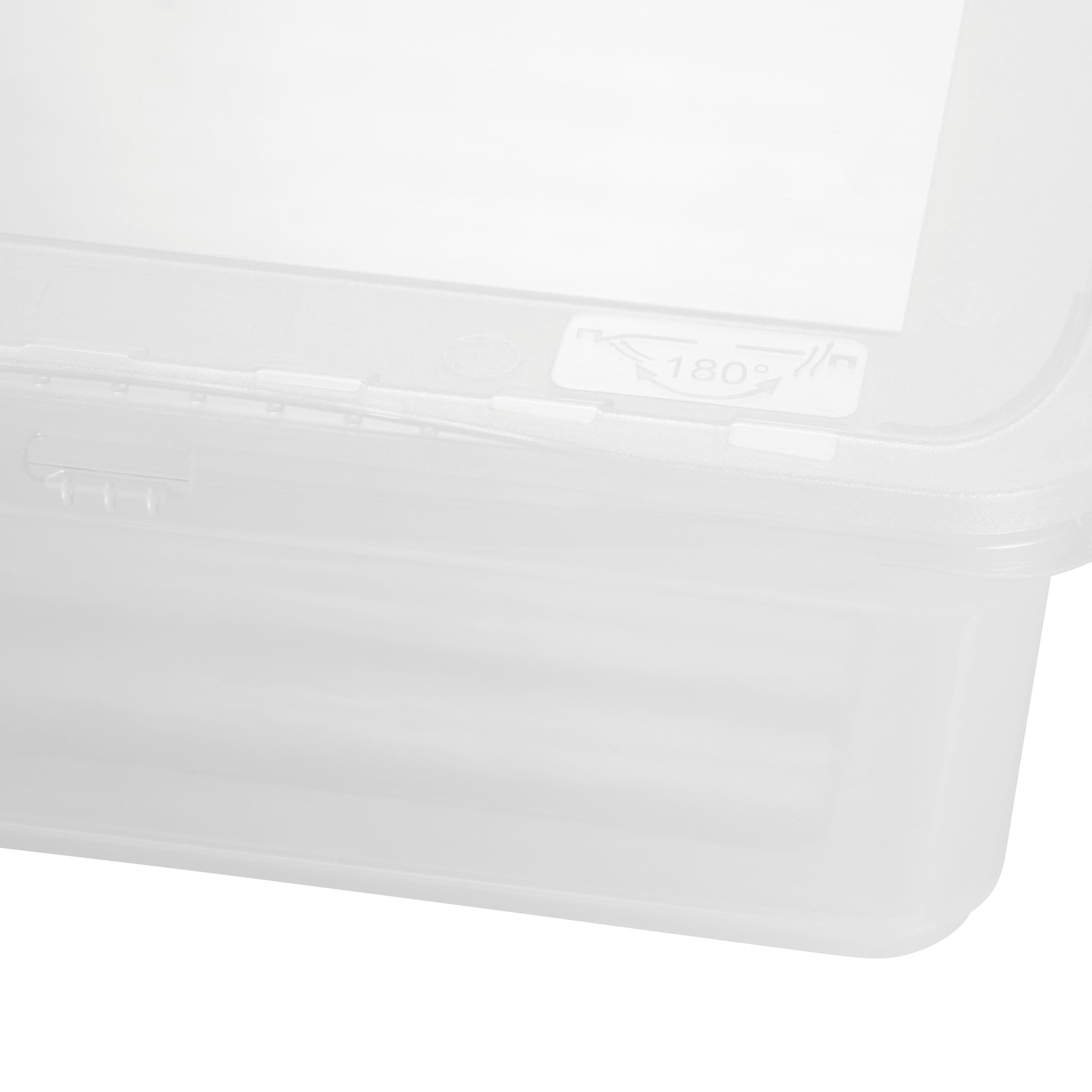 keeeper Clearboxes Storage Box - 8L Capacity | Stackable | Transparent | Air Control Lid 6