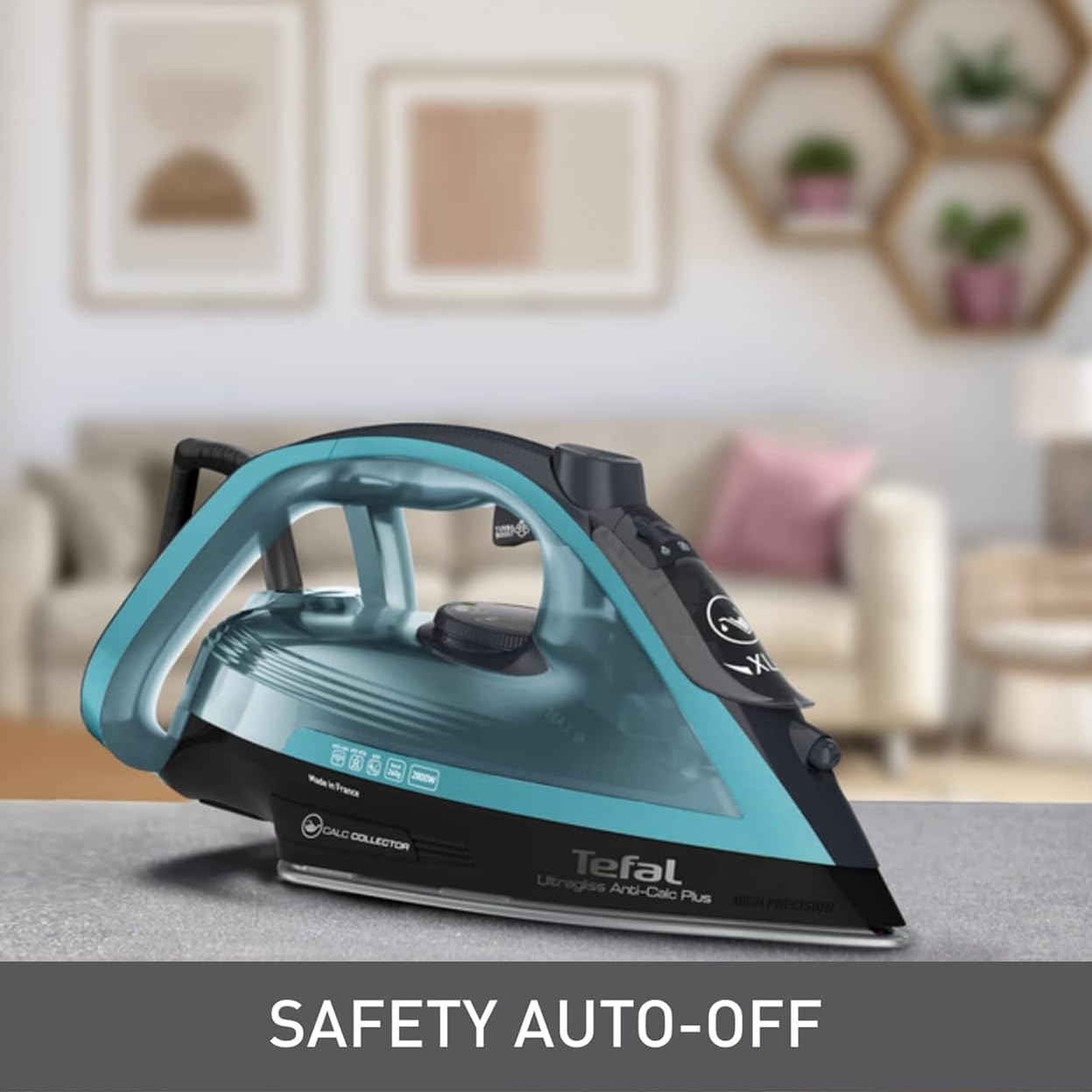 Tefal Ultraglide Steam Iron - 2800W Power | 260g Steam Boost | Durilium Soleplate 7