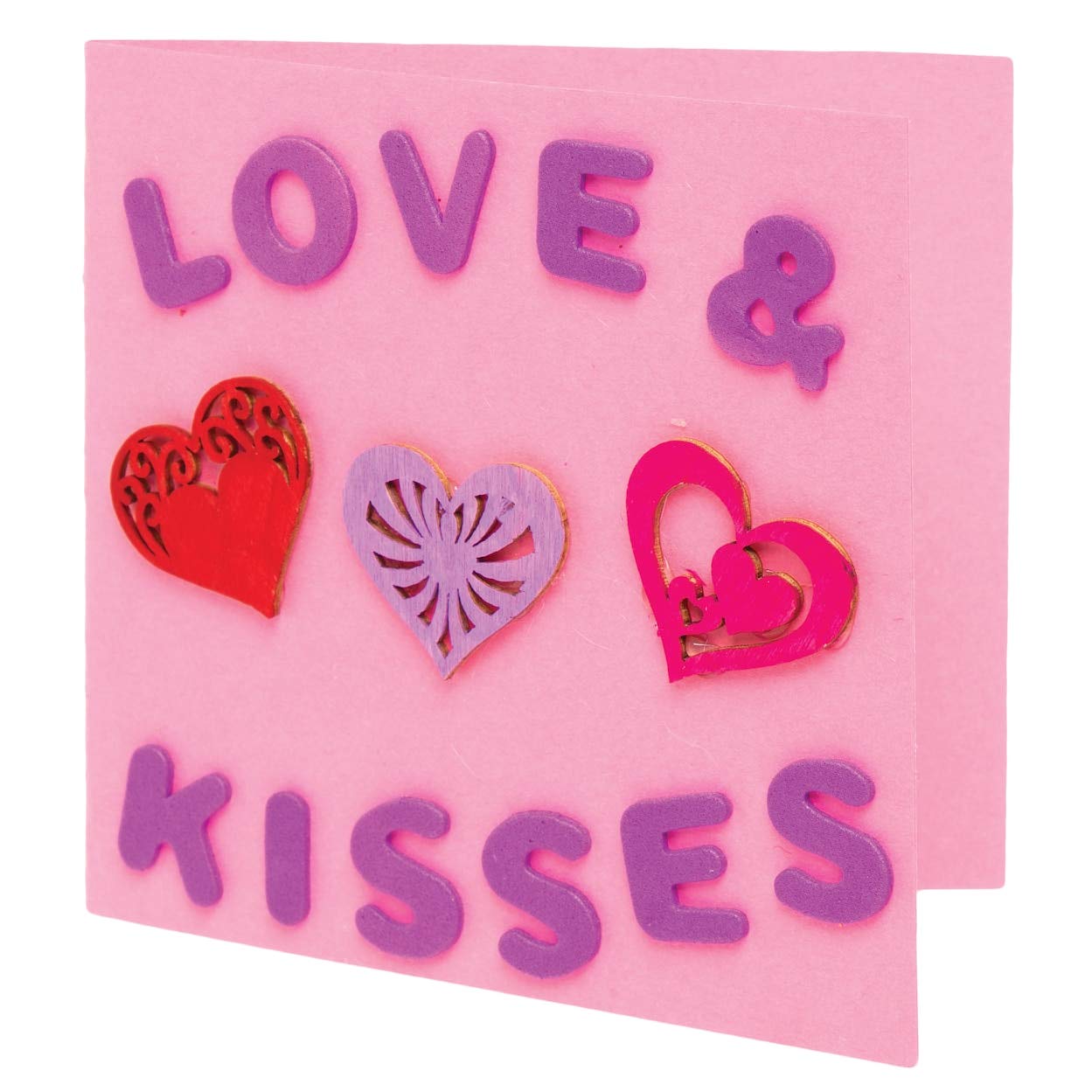 Baker Ross Heart Mini Wooden Shapes (45 Pack) - 25-30mm Embellishments for Crafts | AT477 3