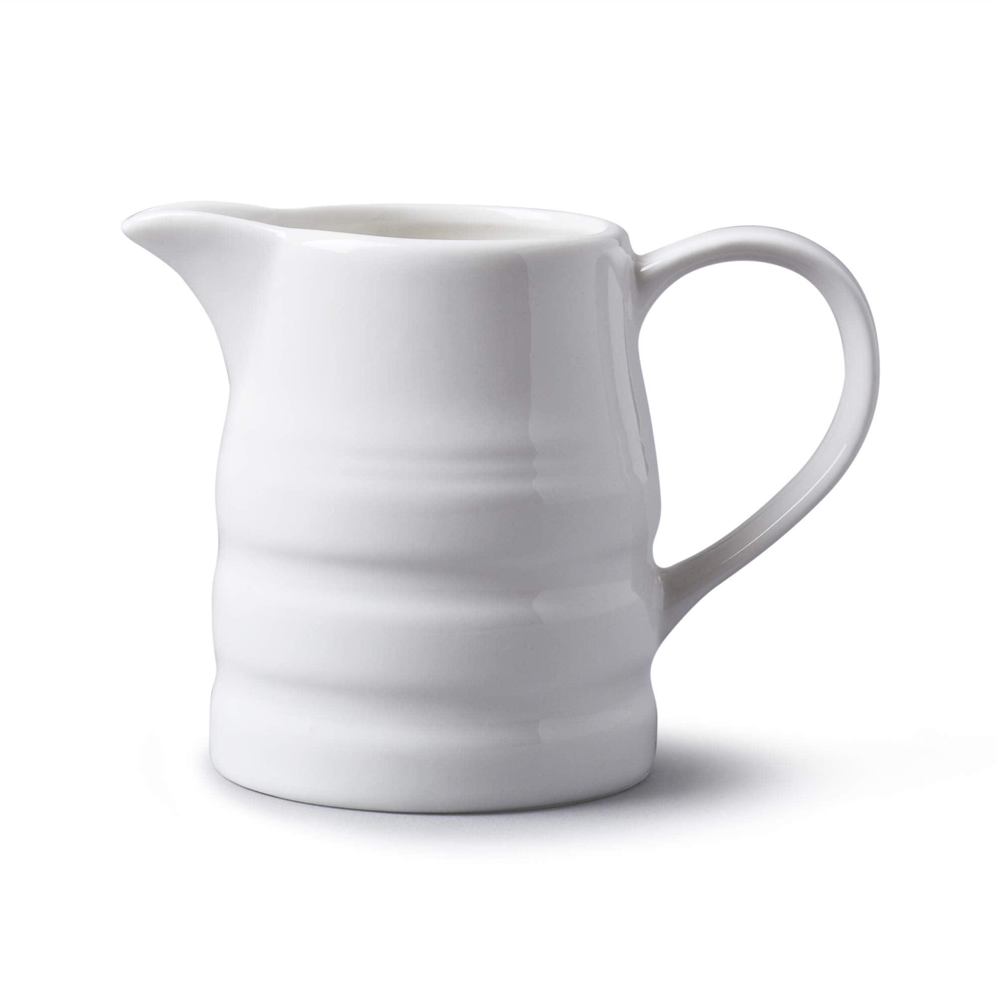 WM Bartleet & Sons 1750 Traditional Churn Jug - 284ml Porcelain Cream & Milk Pitcher | Dishwasher Safe 1