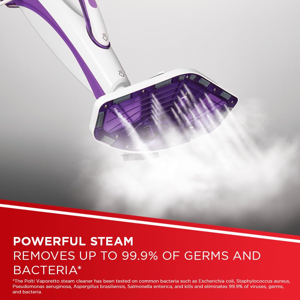 Polti Vaporetto SV440_Double 2-in-1 Steam Mop with Handheld Cleaner | 1500W | Purple 2