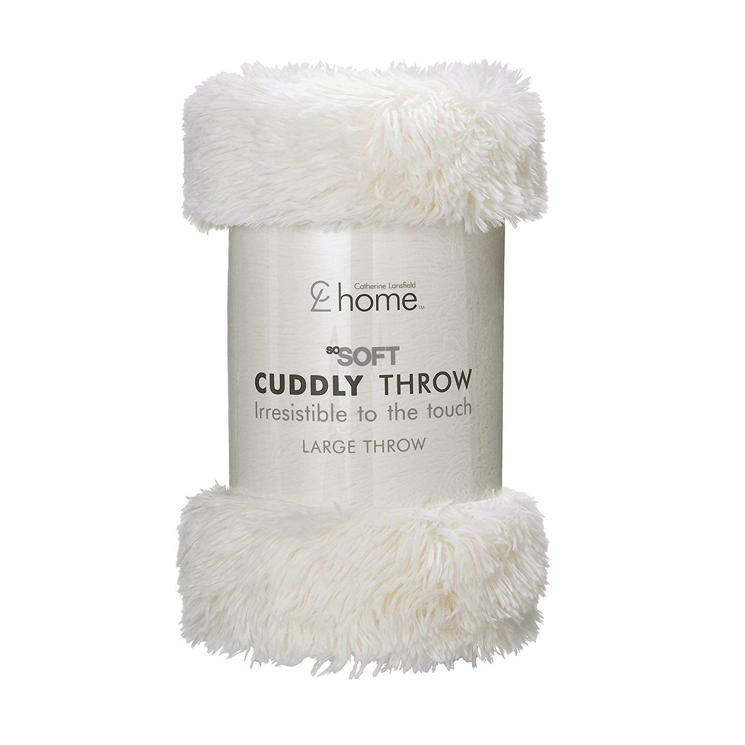 Catherine Lansfield Cuddly Cream Throw - Super Soft Polyester Fleece | 150 x 200 cm 3