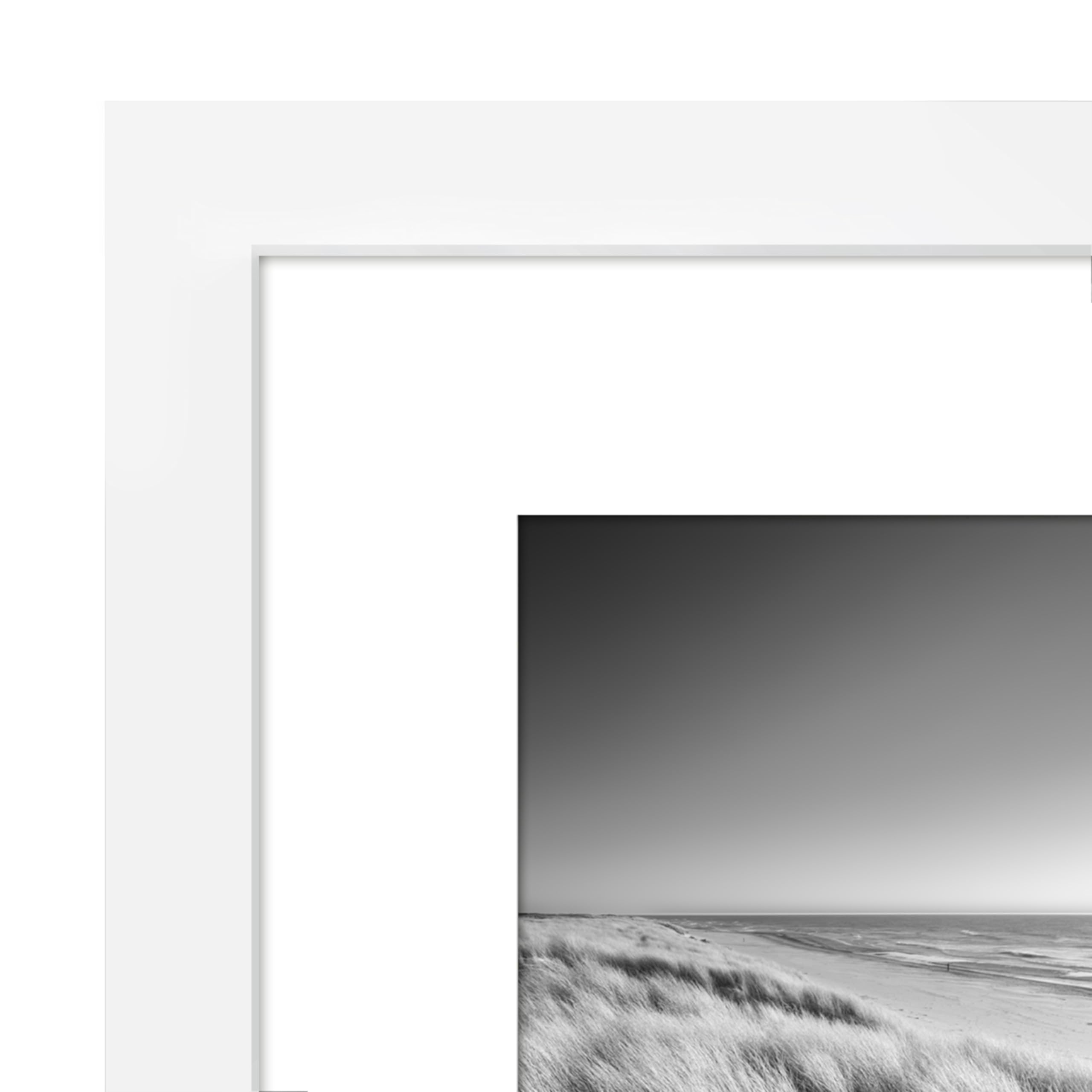 Americanflat 8x10 Photo Frames in White - Set of 2 | Fits 7x5 with Mount | Wall & Tabletop Display 9