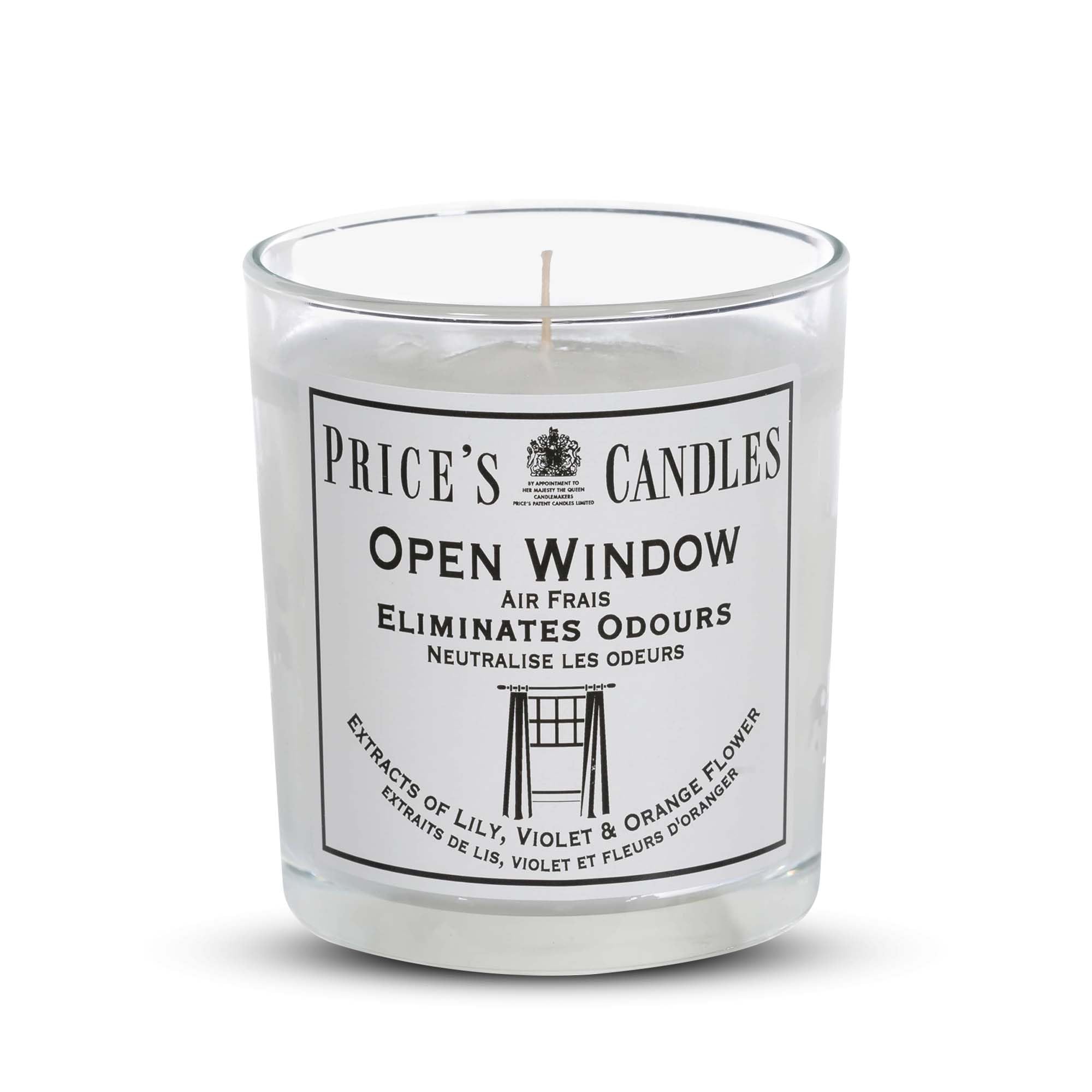 Price's Open Window Jar Candle - Odour Eliminating | Burns up to 30hrs | 200g 1