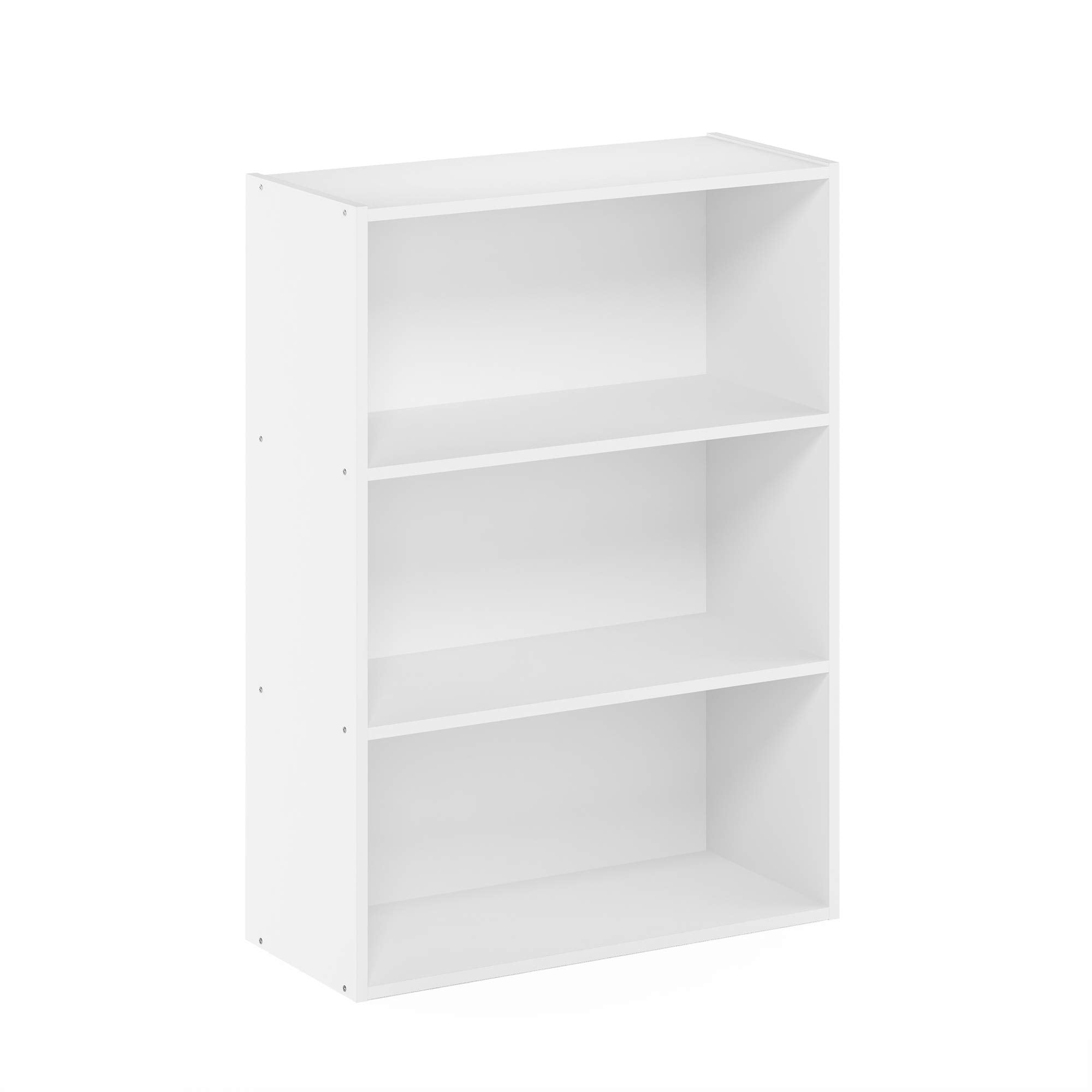 Furinno PASIR Book Shelf - 3-Tier Storage Bookcase | Plain White | 60.2cm Wide 8