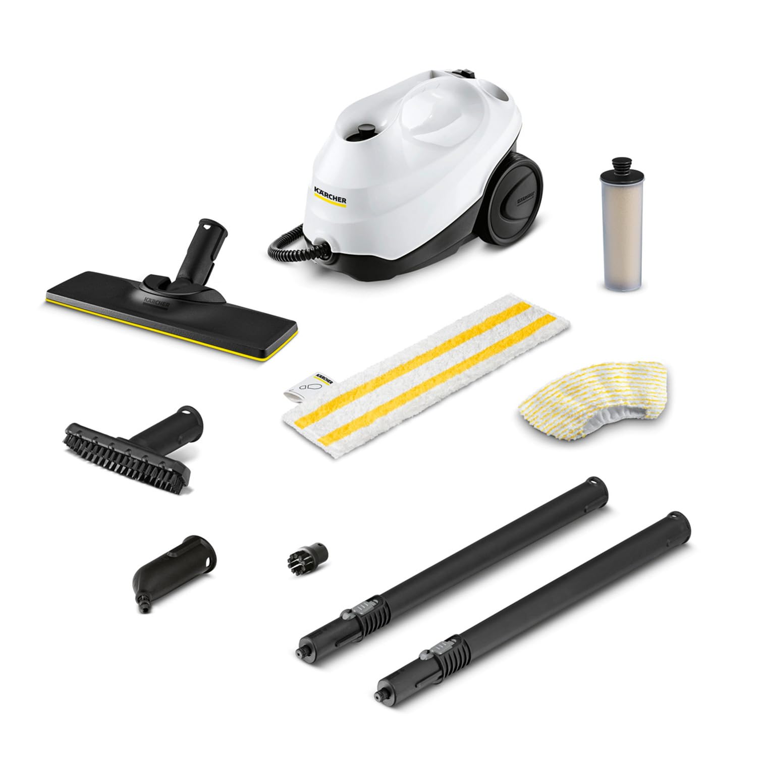 Kärcher SC 3 EasyFix Steam Cleaner - 1900W Power, 3.5 bar Pressure, 1L Tank, 75m² Coverage 1