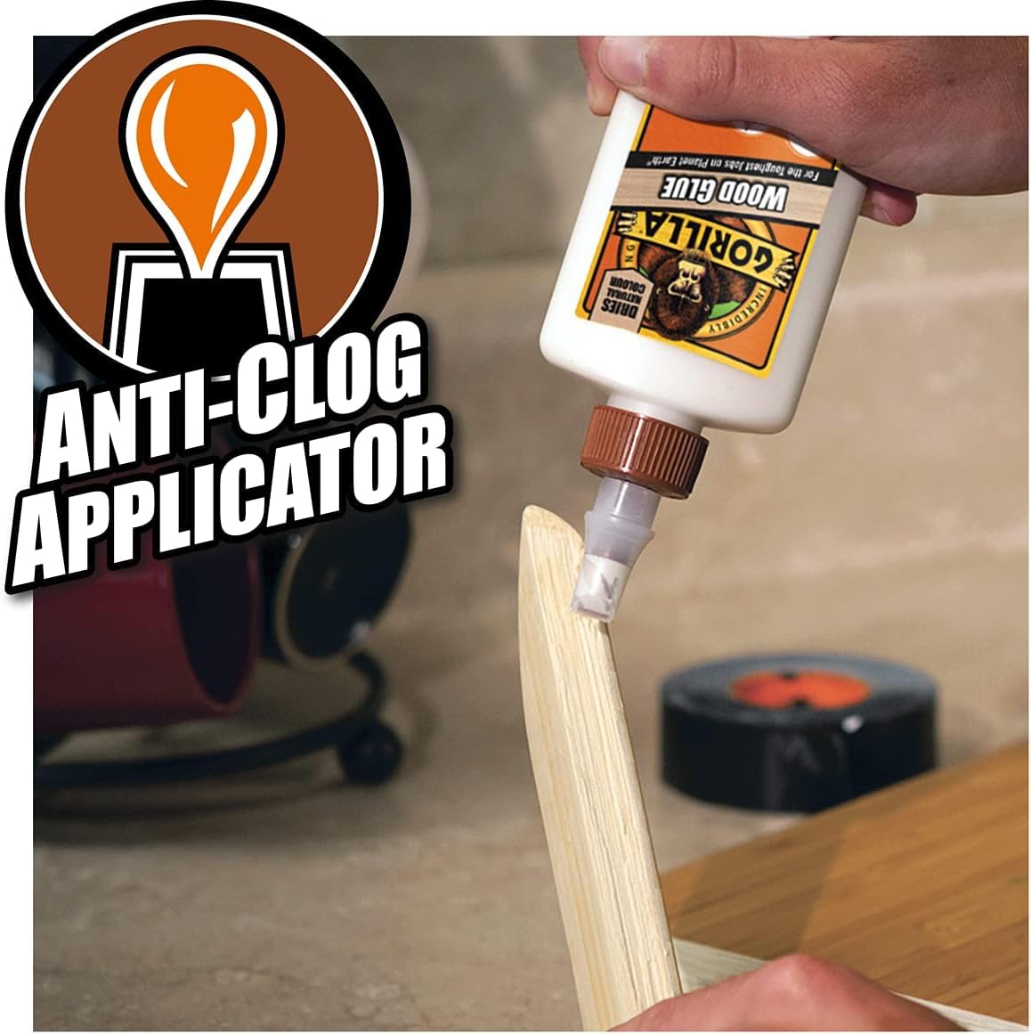 Gorilla Wood Glue - 532ml | D3 Water Resistant | 20-30 Min Grip Time 10