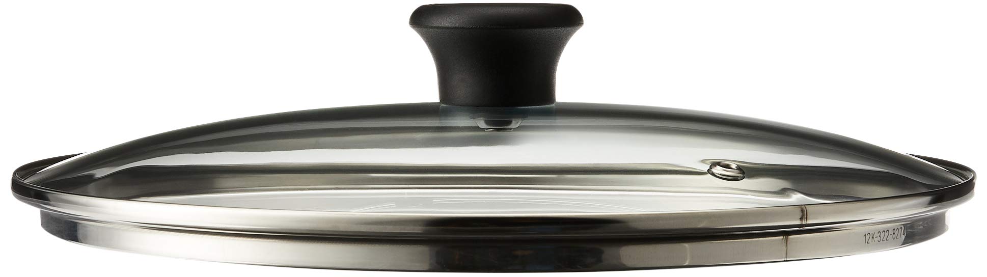 Tefal 28 cm Glass Pan Lid with Steam Vent | Stainless Steel Rim | Oven Safe up to 170C 3