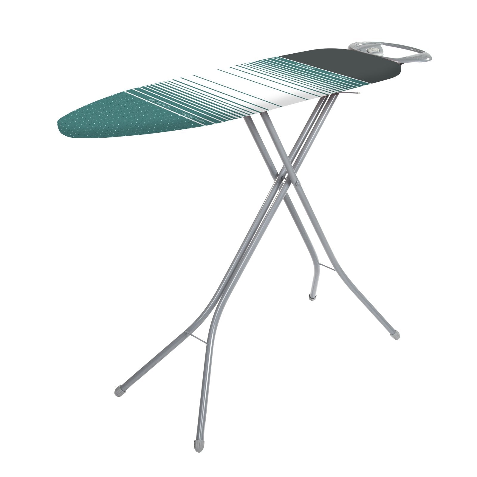 Minky Large Premium Ironing Board - 122 x 38cm Surface | Multi-Height up to 96cm | UK Made 4