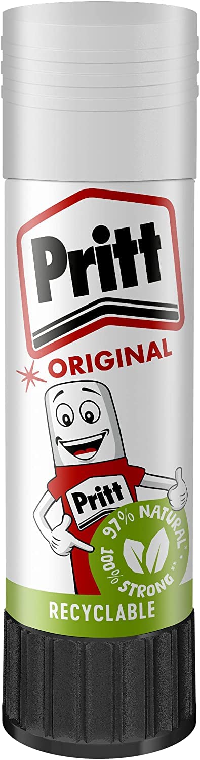 Pritt Glue Stick - Strong Hold Craft Glue for School & Office | 3 x 22g Sticks 5