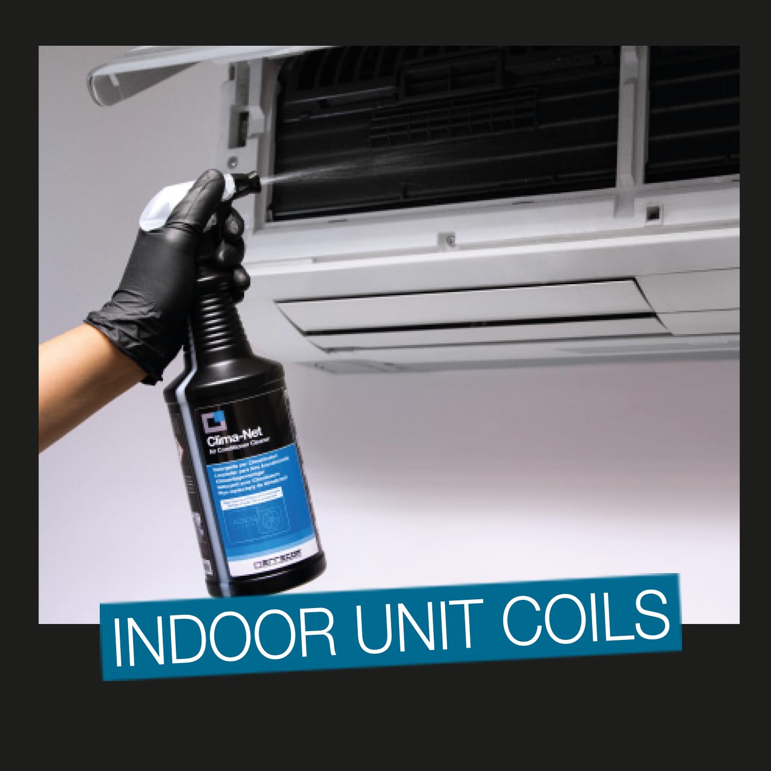 ERRECOM Clima-Net Universal Air Conditioner Cleaner for Filters & Coils | 1L Spray | Lavender Scent 3