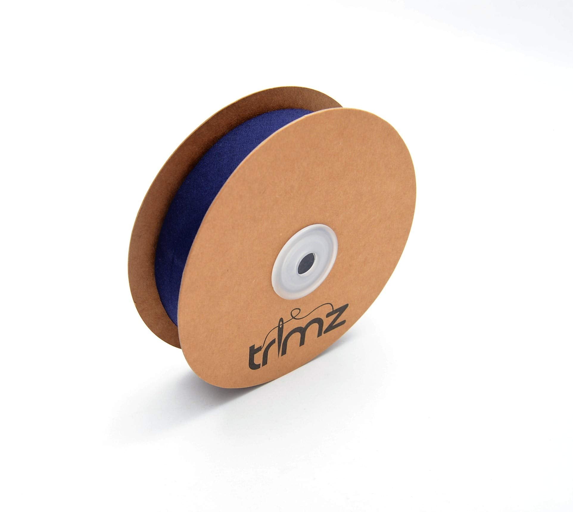 Trimz Cotton Bias Tape - Single Fold Binding | 25mm Width | 20m Reel | Navy Blue 4