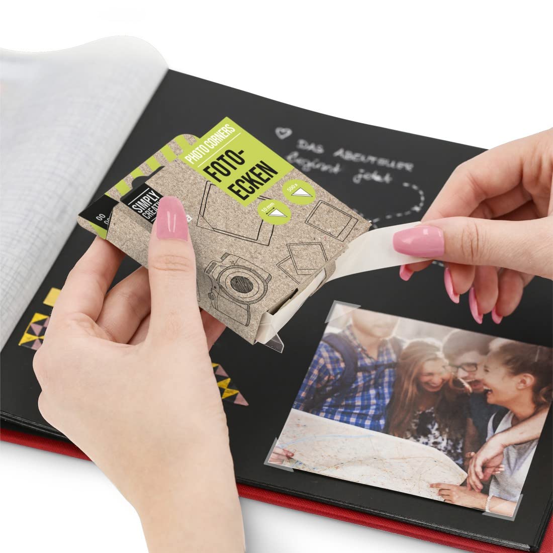 Hama Photo Mounting Corners - 500 Pack Transparent Corners for Secure Photo Album Mounting 3