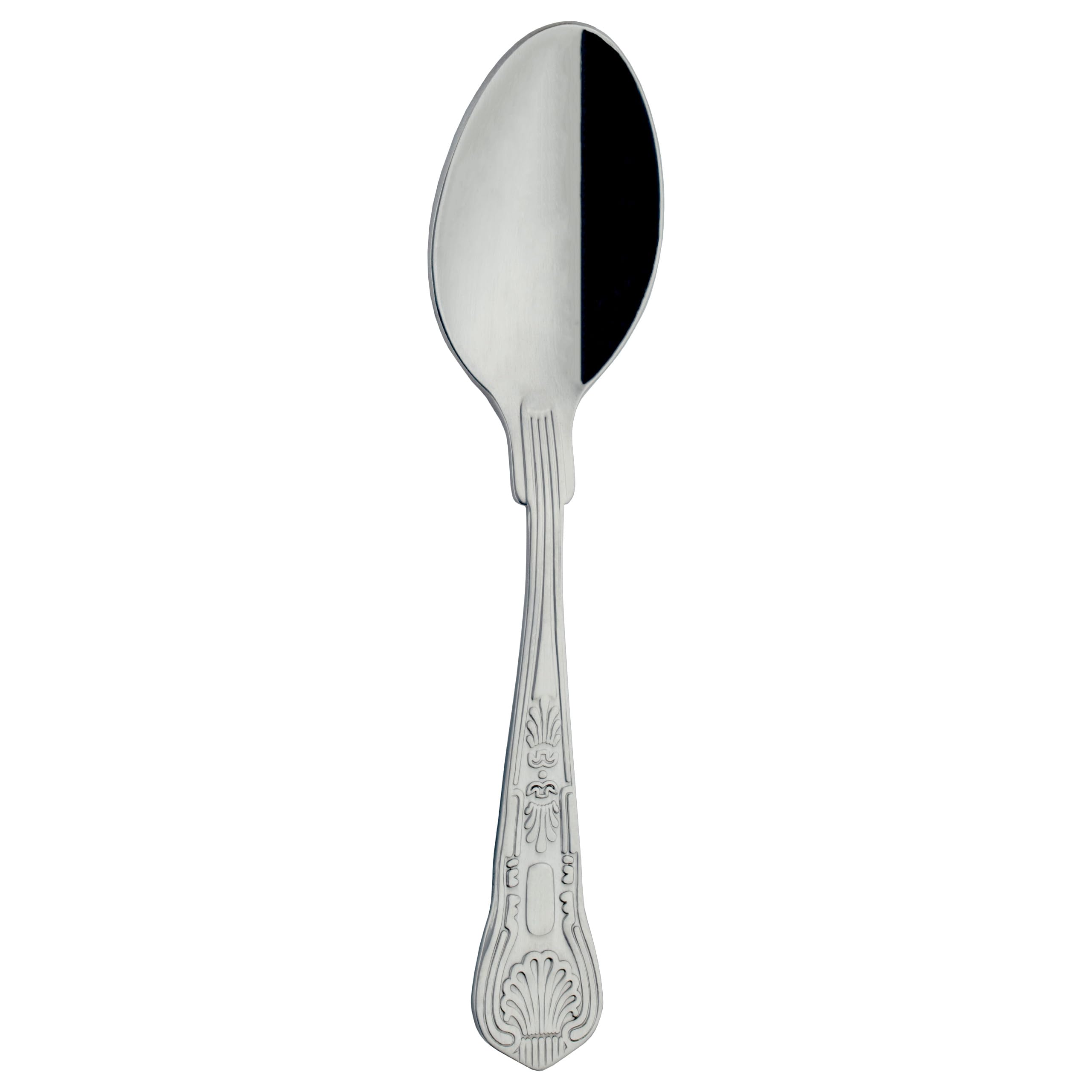 Grunwerg Kings Cutlery - 18/0 Stainless Steel Teaspoons | Set of 12 | Model TESKGR