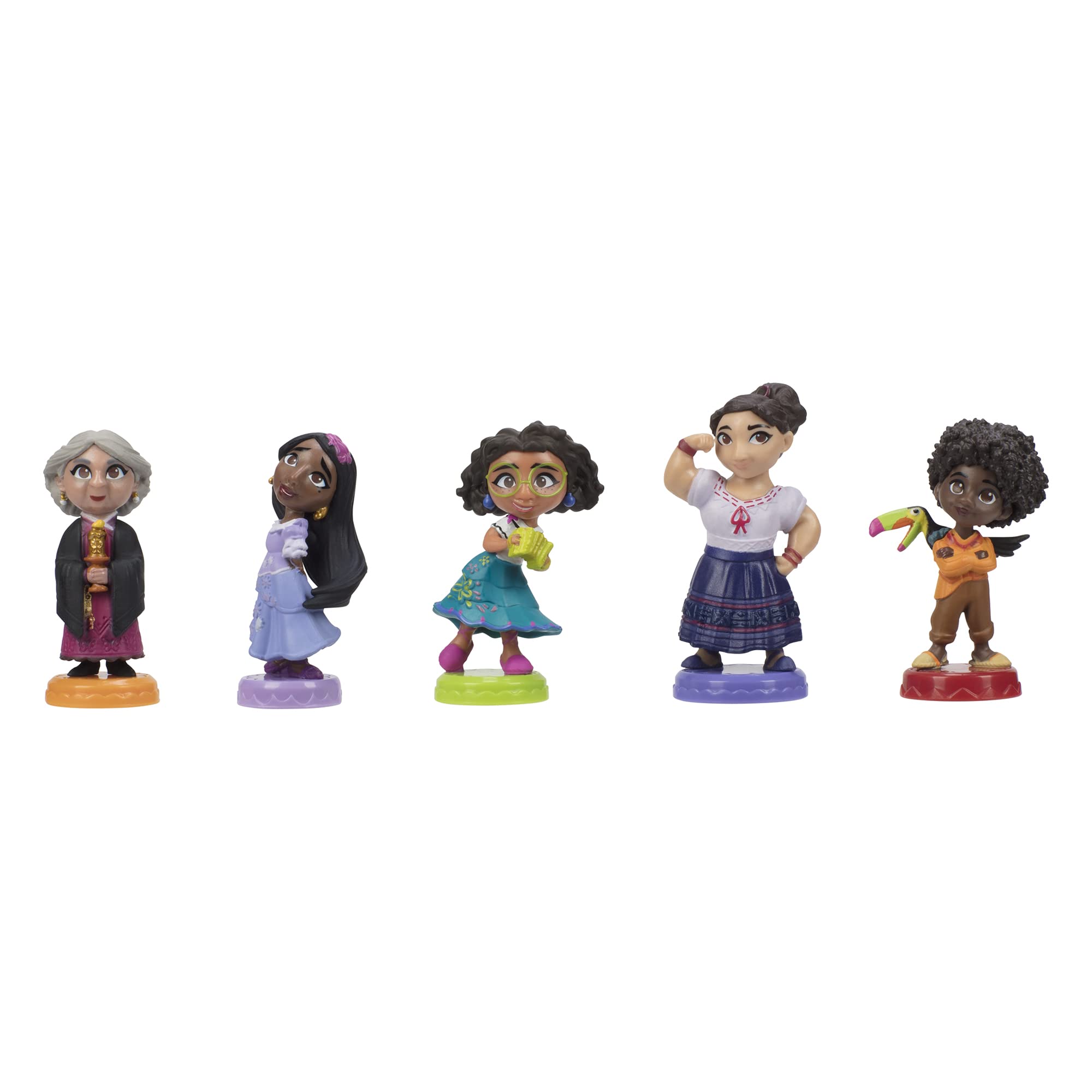 Disney Encanto 5-Pack Figurine Set - Mirabel, Antonio, Isabela, Luisa, Abuela | Ages 3+ 1