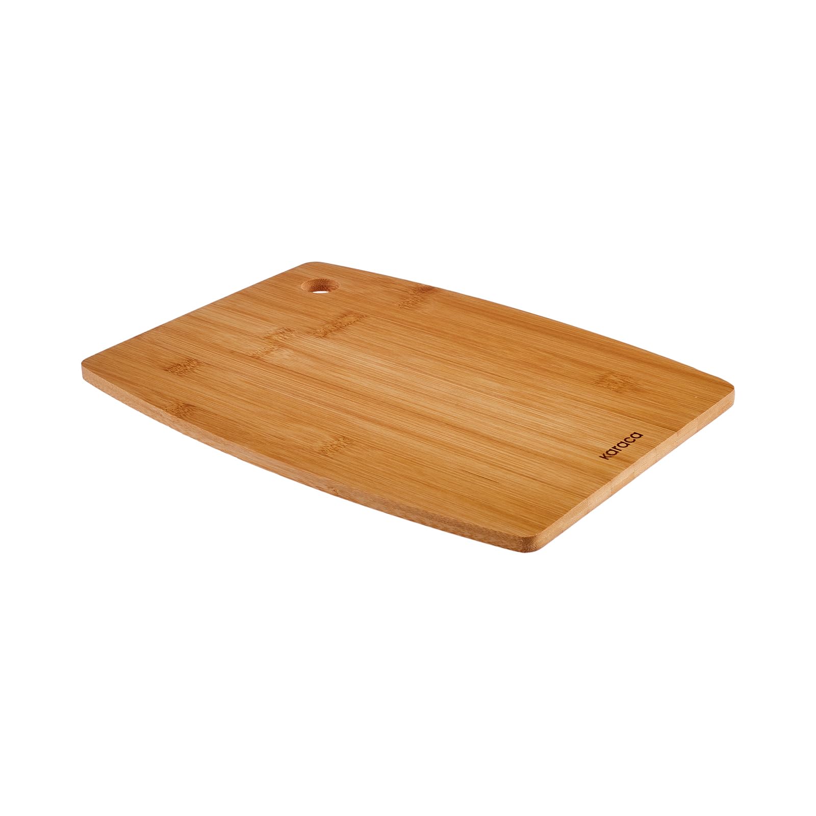 KARACA Bade Bamboo Chopping Board Set - 2-Piece Wooden Cutting Board, Large & Small 8