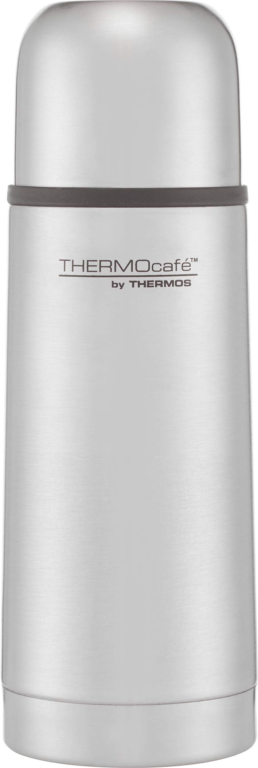 Thermos ThermoCafe Stainless Steel Drink Flask - 0.35L Insulated | Double Wall Vacuum | Serving Cup