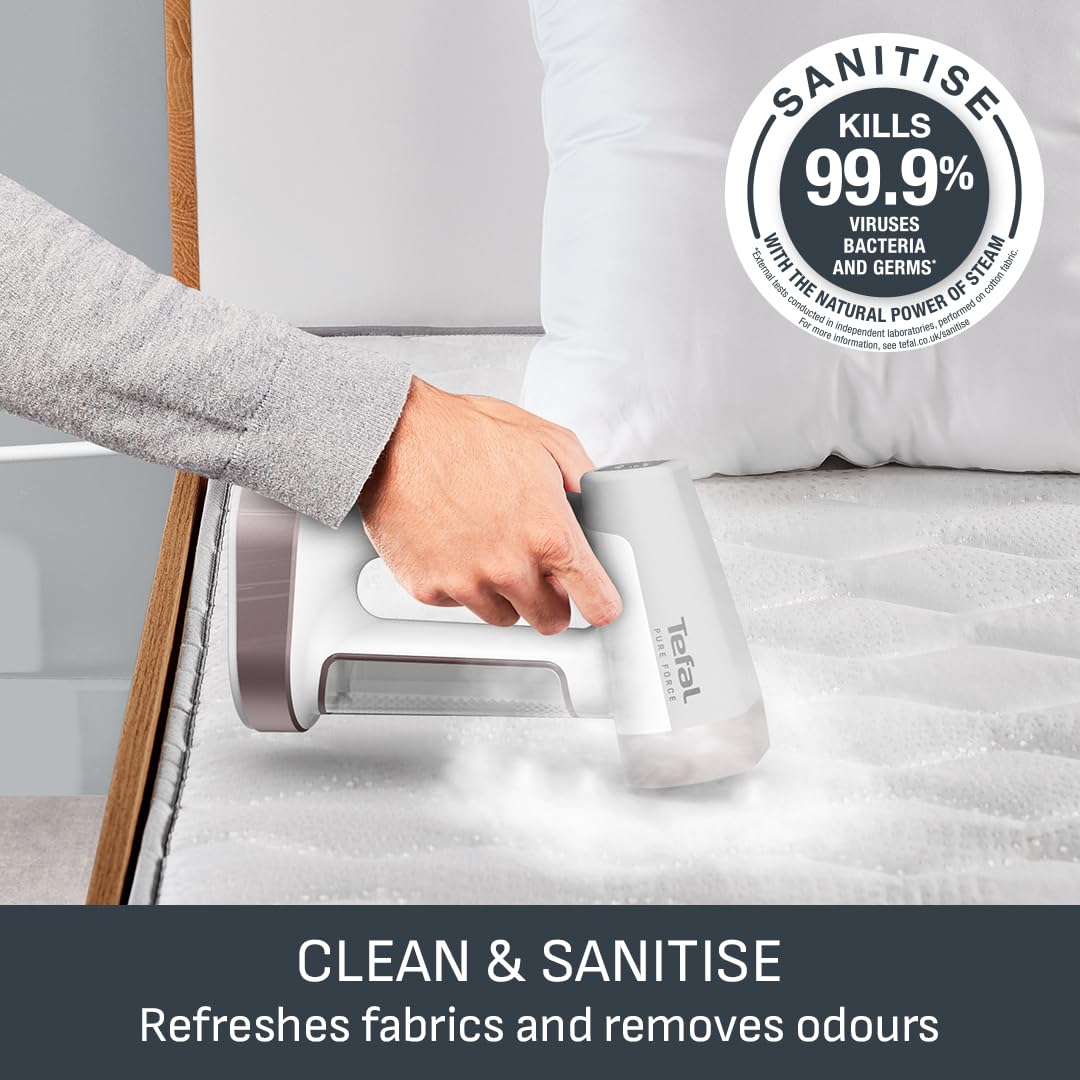 Tefal PureForce 2-in-1 Garment Steamer - 90g/min Boost | 25s Heat-Up | 180ml Tank 7