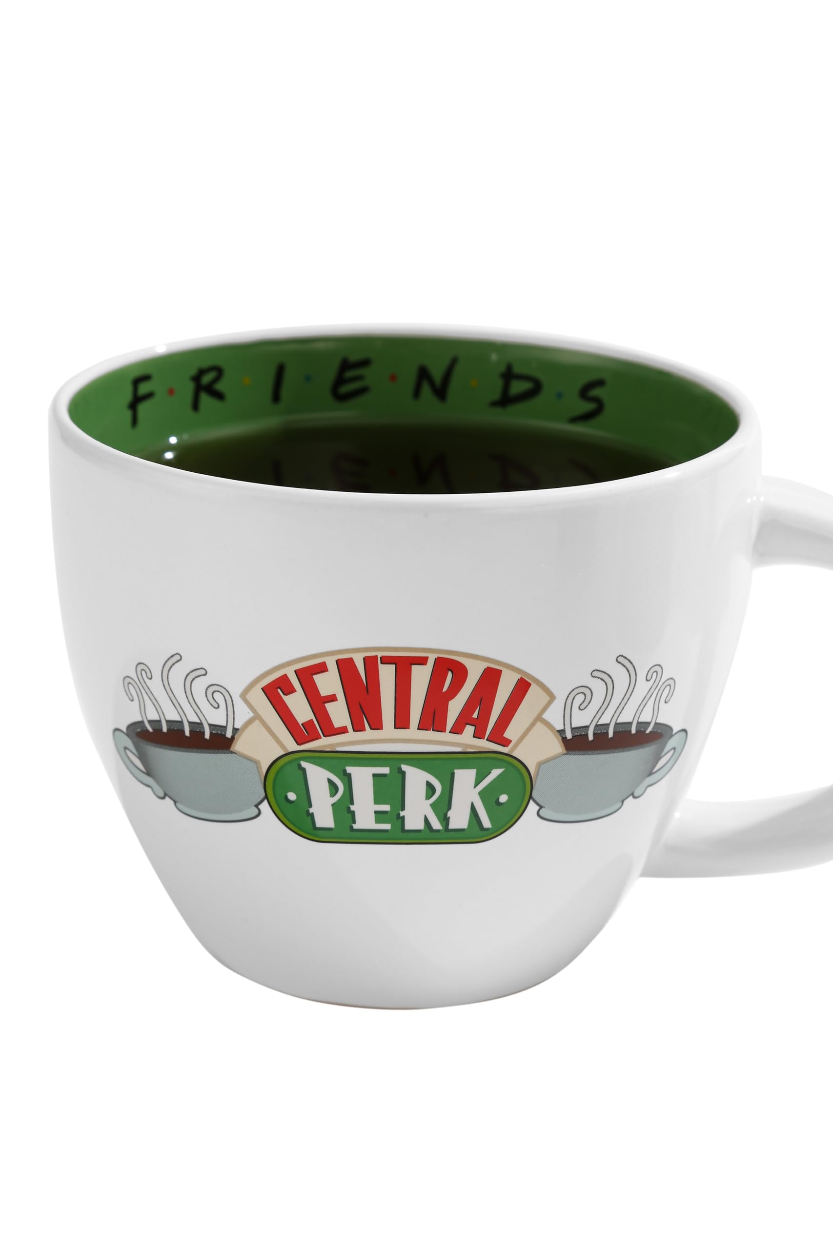 Friends Central Perk Coffee Cup - 22oz Ceramic Mug | Dishwasher Safe | Gift Boxed 2