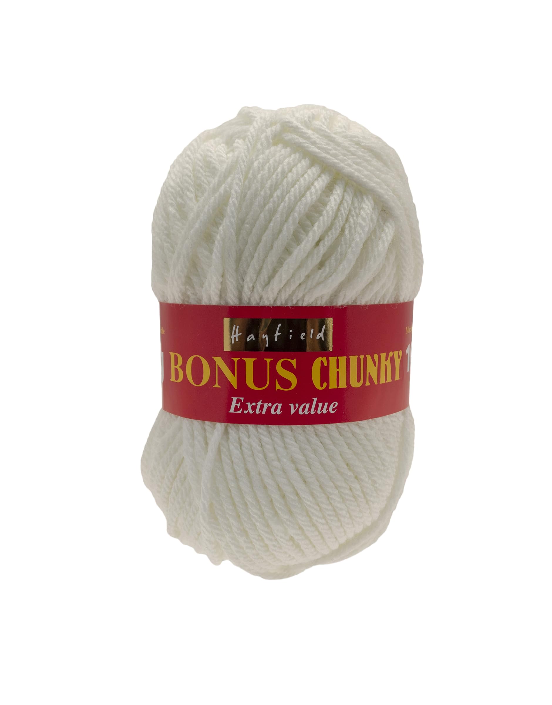 Sirdar Hayfield Bonus Chunky Yarn - 100g, Cream (812) | 100% Acrylic 1