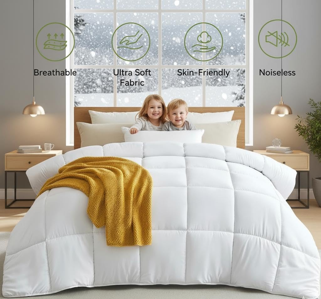 Casabella Double Duvet - 13.5 Tog Rating | 200 x 200 cm | Hypoallergenic Hollowfibre Filling 3