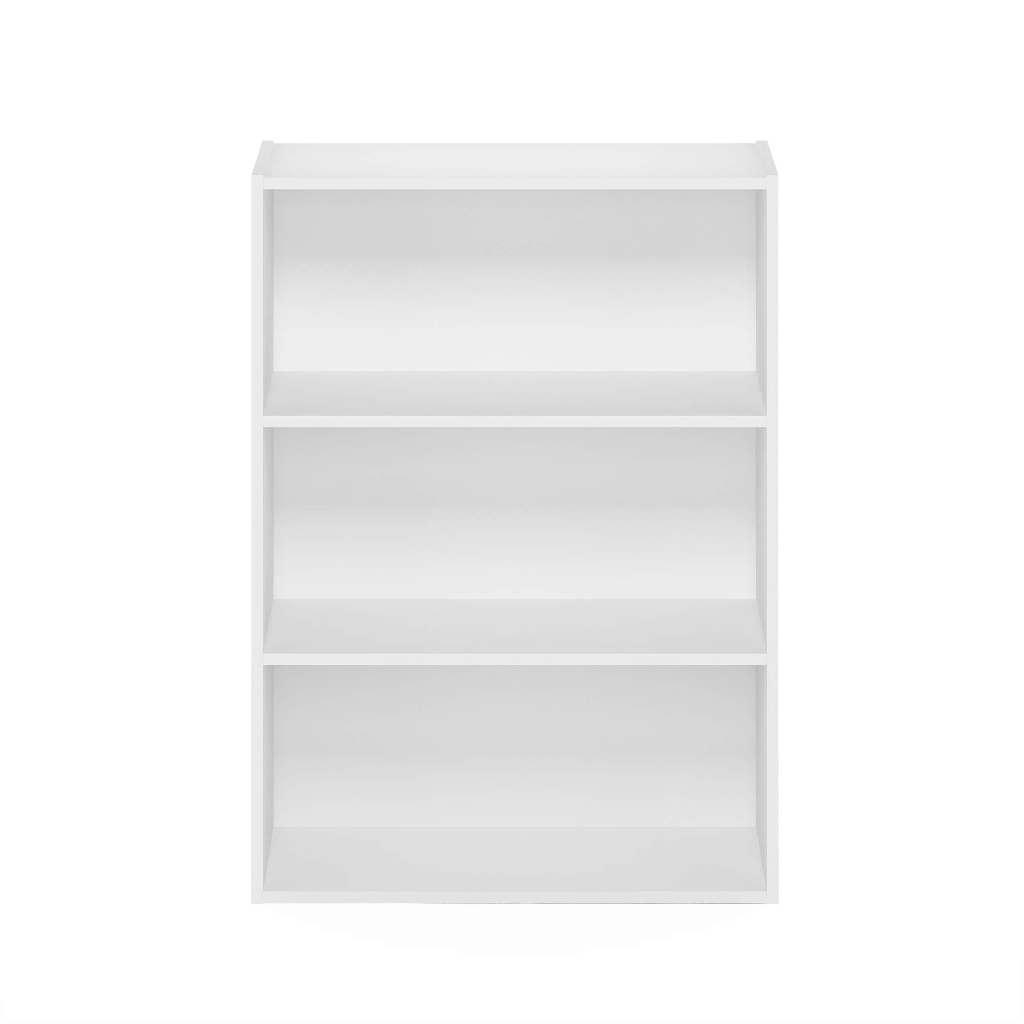 Furinno PASIR Book Shelf - 3-Tier Storage Bookcase | Plain White | 60.2cm Wide 9