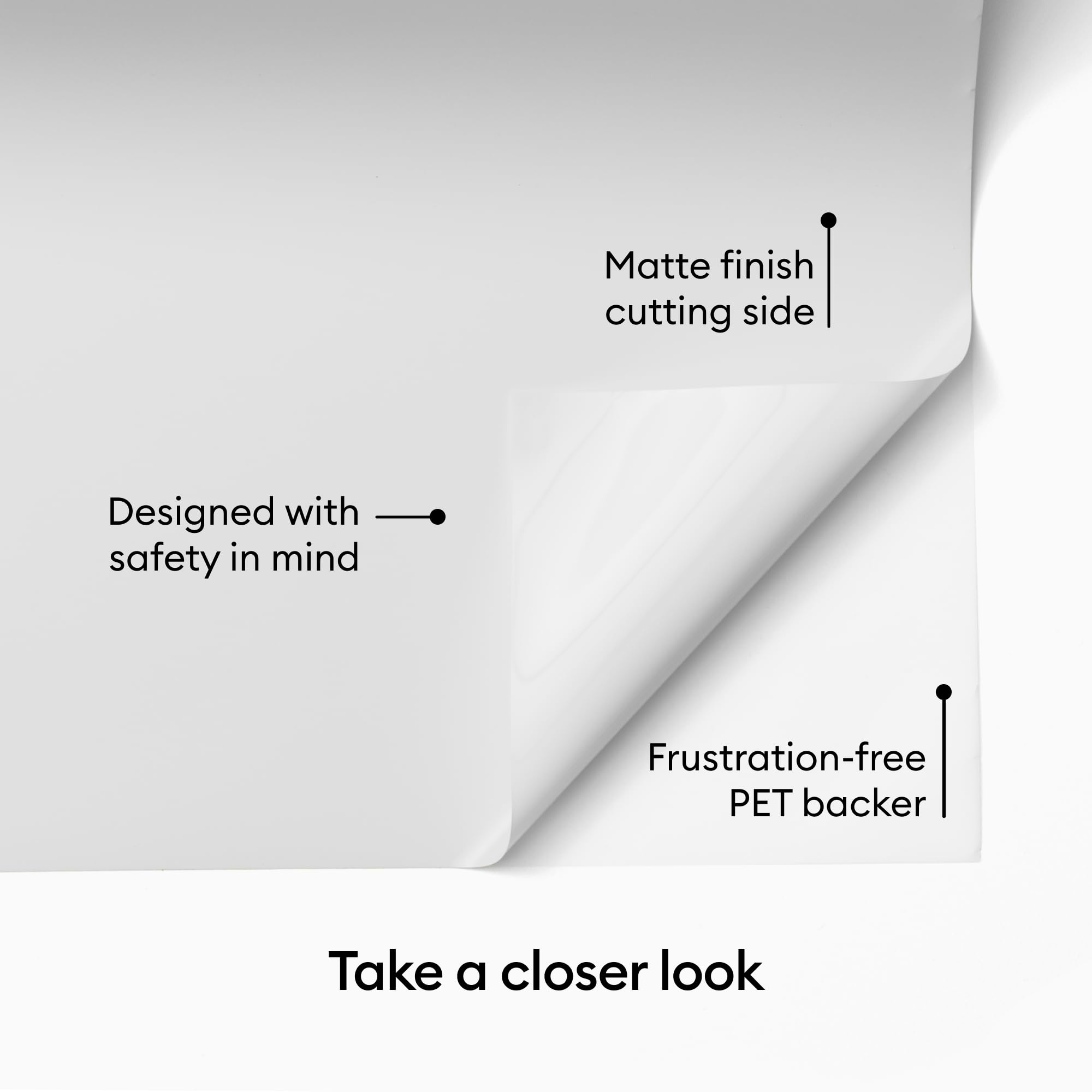 Cricut Value Vinyl - Permanent Adhesive Sheets for All Cutting Machines | Matte White, 30.5 cm x 3 m 4