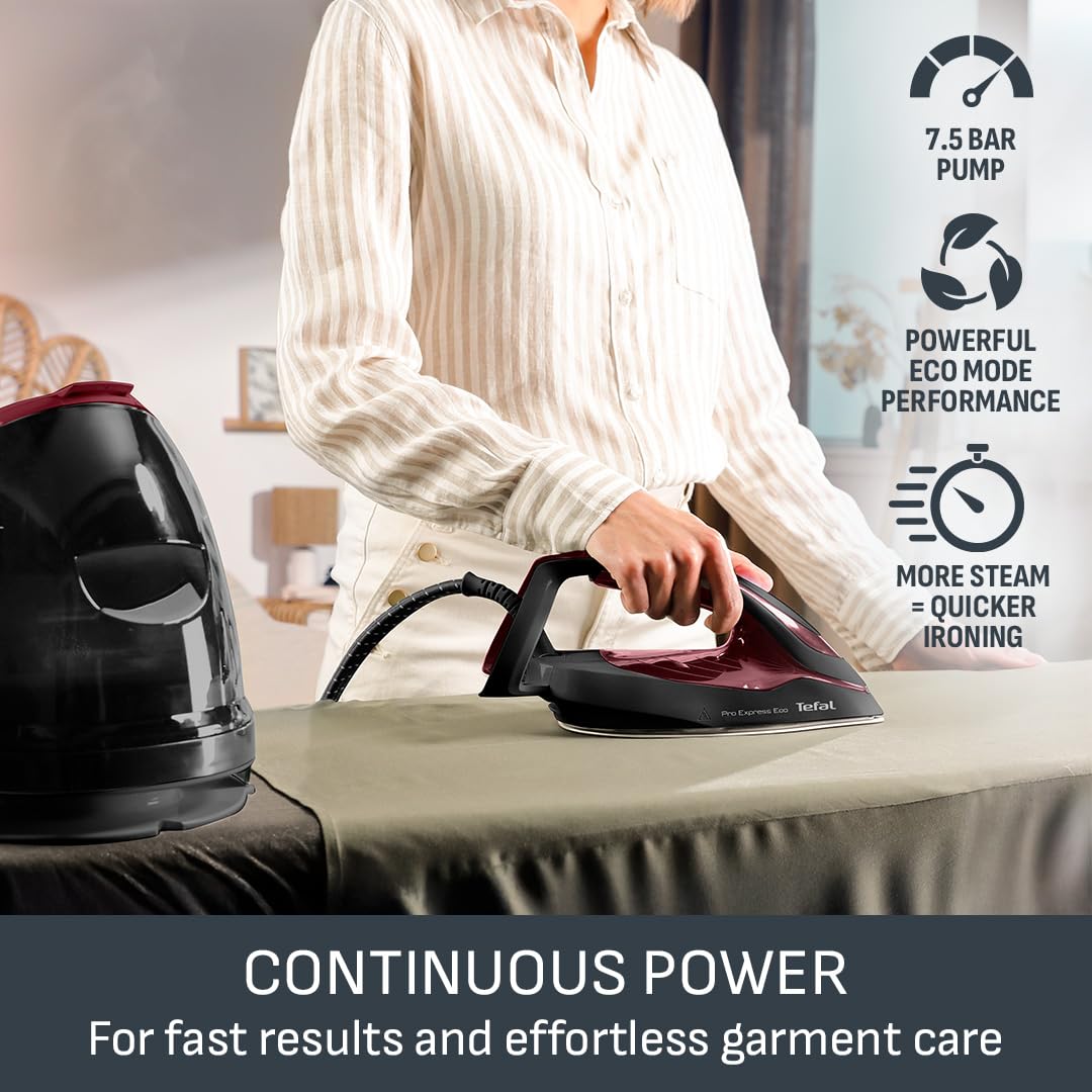 Tefal Pro Express Protect Steam Generator Iron - 7.5 Bar, 560g Boost, 1.8L Tank | GV9230 4