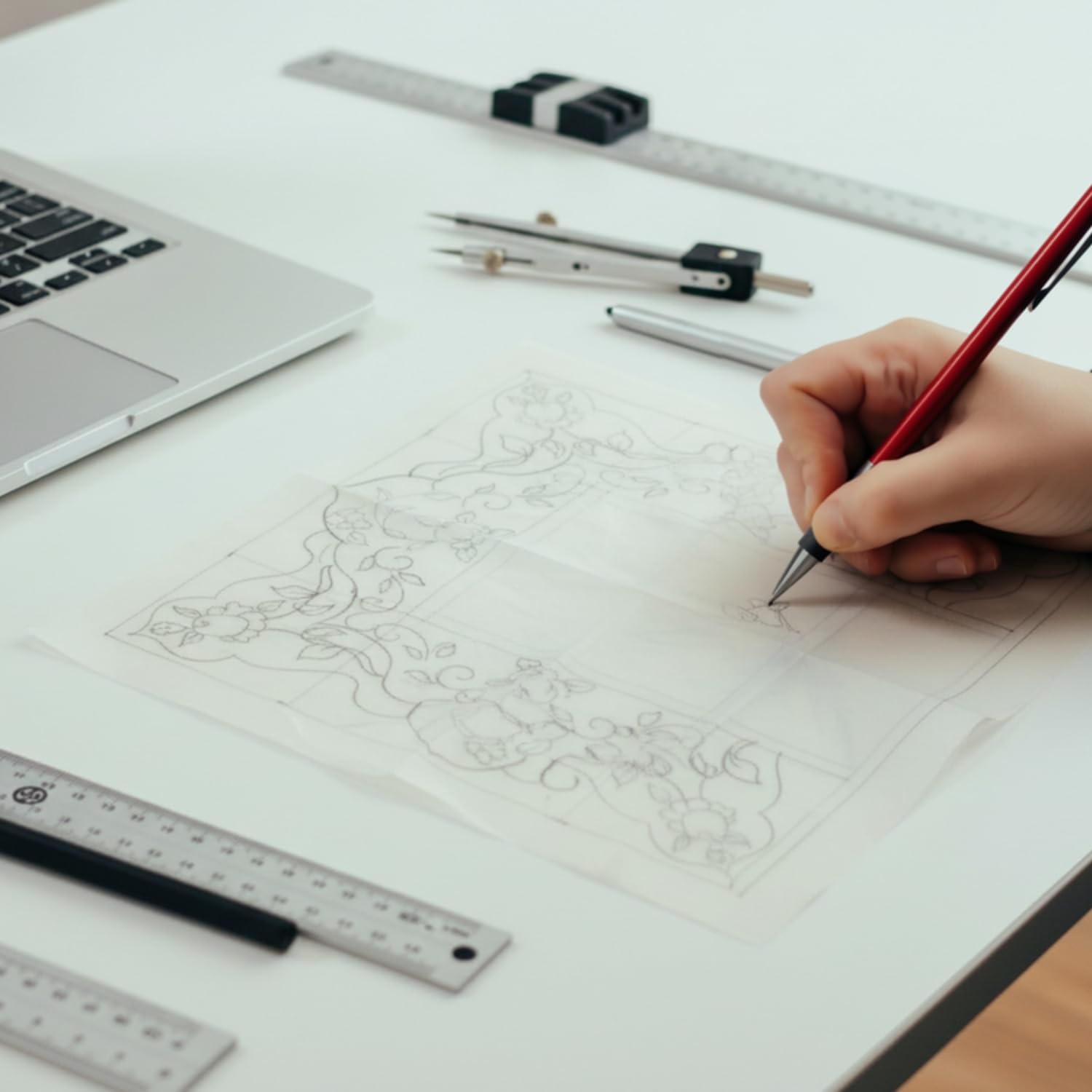 Hawksbill Tracing Paper A4 Transparent Paper - 25 Sheets, 63 GSM | Smooth Surface for Sketching & Calligraphy 1