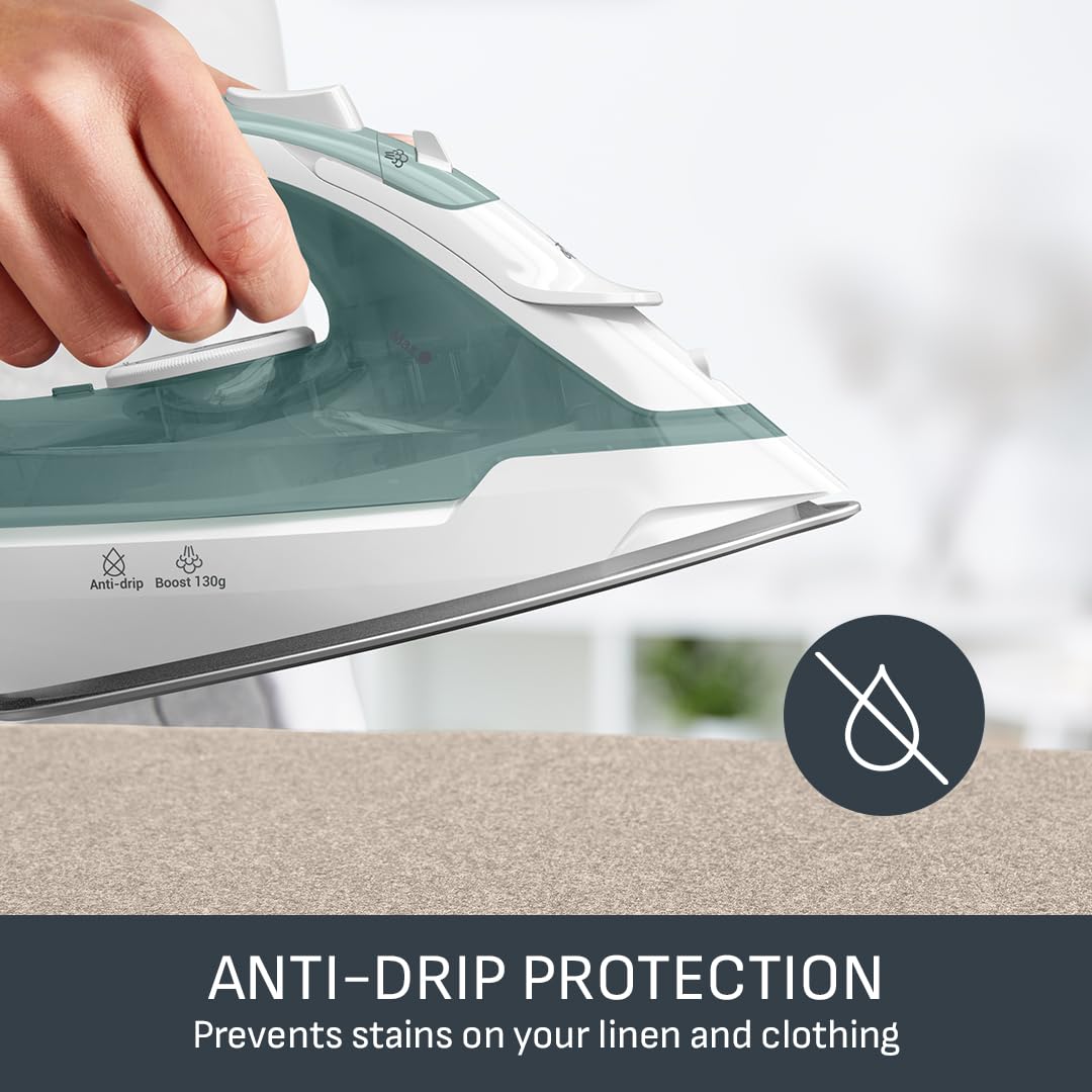 Tefal Virtuo 30 Steam Iron - 2000W Power | 130g Steam Boost | Ceramic Soleplate 6