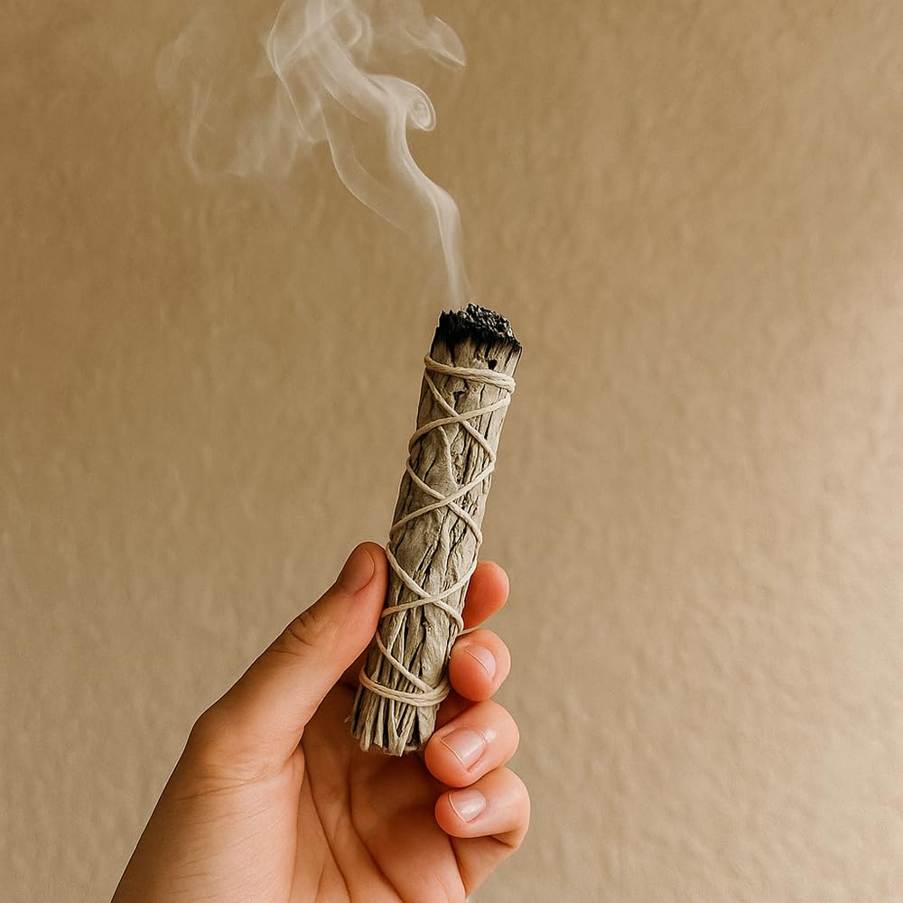 VIE Slimline Smudge Stick - 4-Inch White Sage Stick for Energy Cleansing | Pack of 2 3