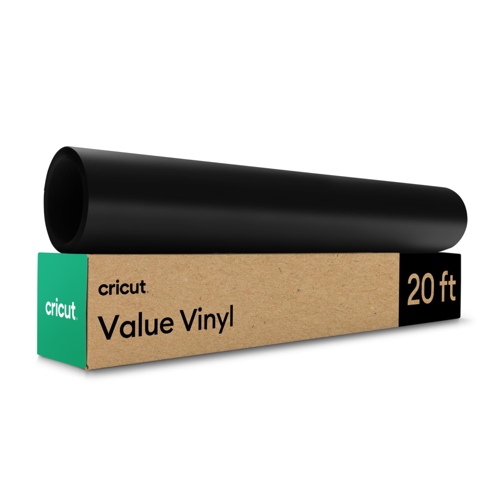 Cricut Value Vinyl - Permanent Self-Adhesive Roll | Matte Black | 30.5 cm x 6.1 m | For All Cutting Machines 1