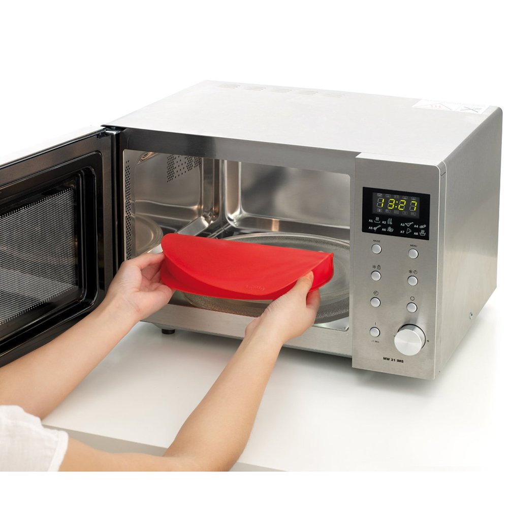 Lékué Microwave Omelette Maker - Fast Fluffy Omelettes | Pack of 2 | Platinum Silicone 5