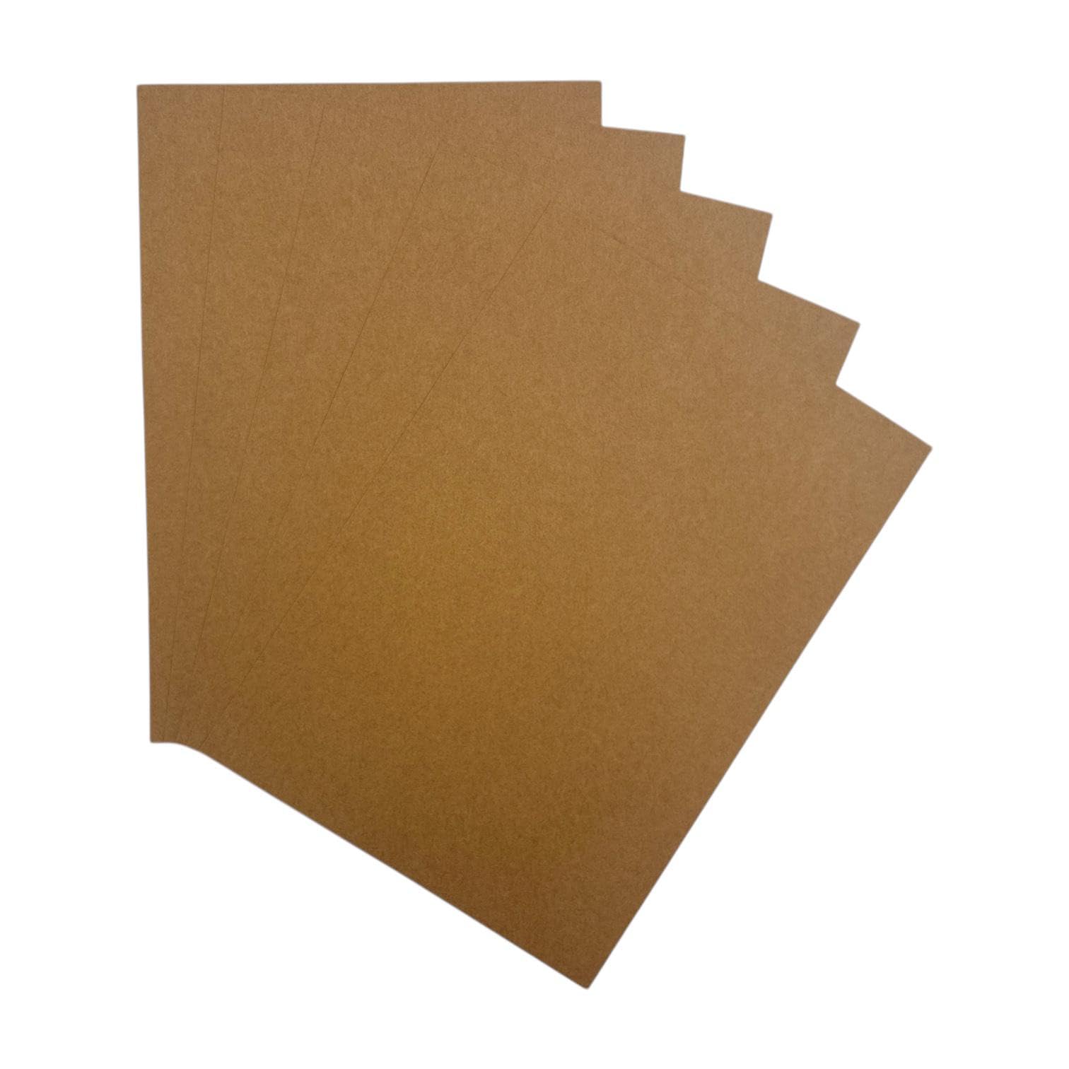Janrax Kraft Card Sheets - A4 Size, 240gsm Weight | Pack of 10 | Ideal for Crafts 1