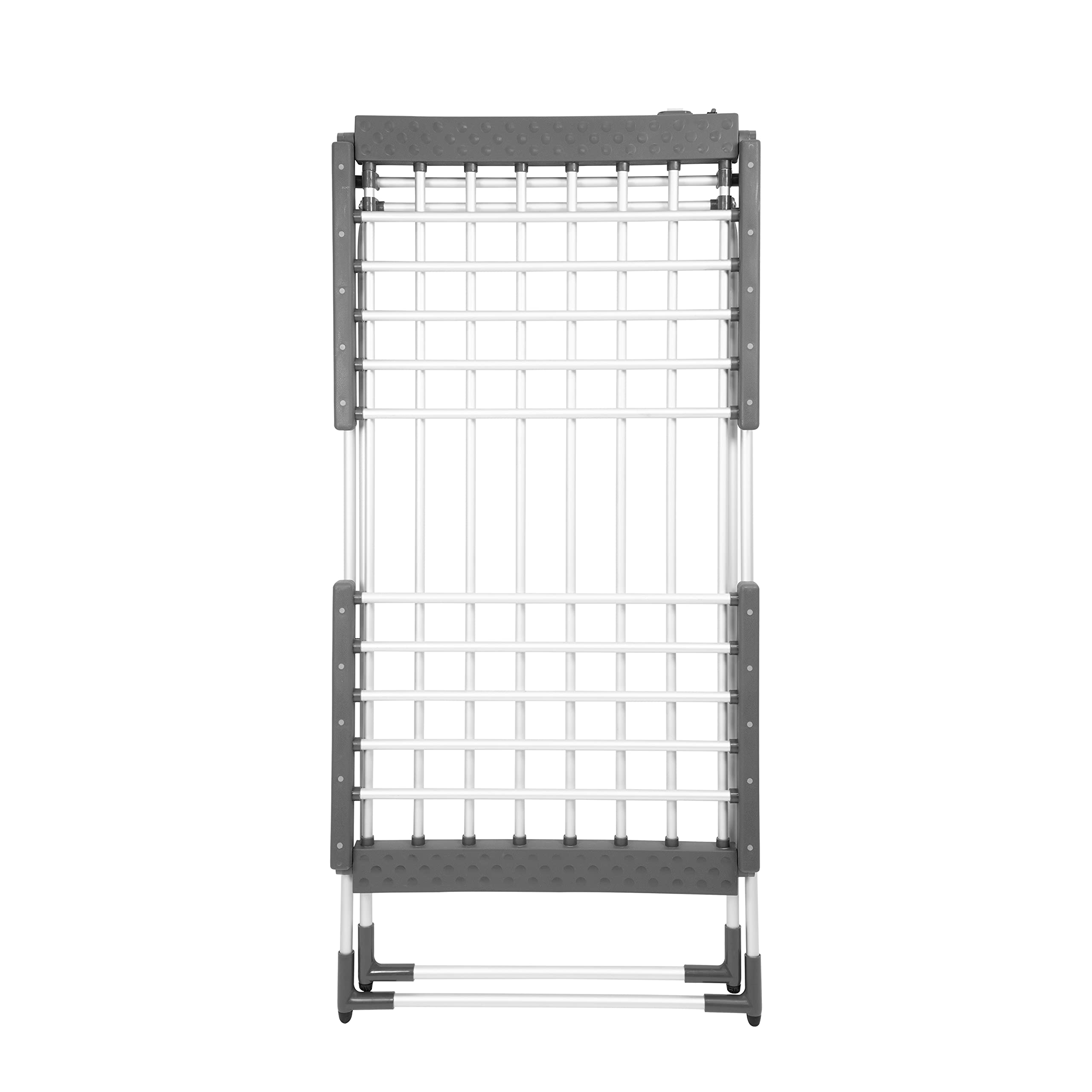 BLACK+DECKER Heated Clothes Airer - 18 Bars, 10kg Capacity, 11.5m Drying Space | Stainless Steel 5