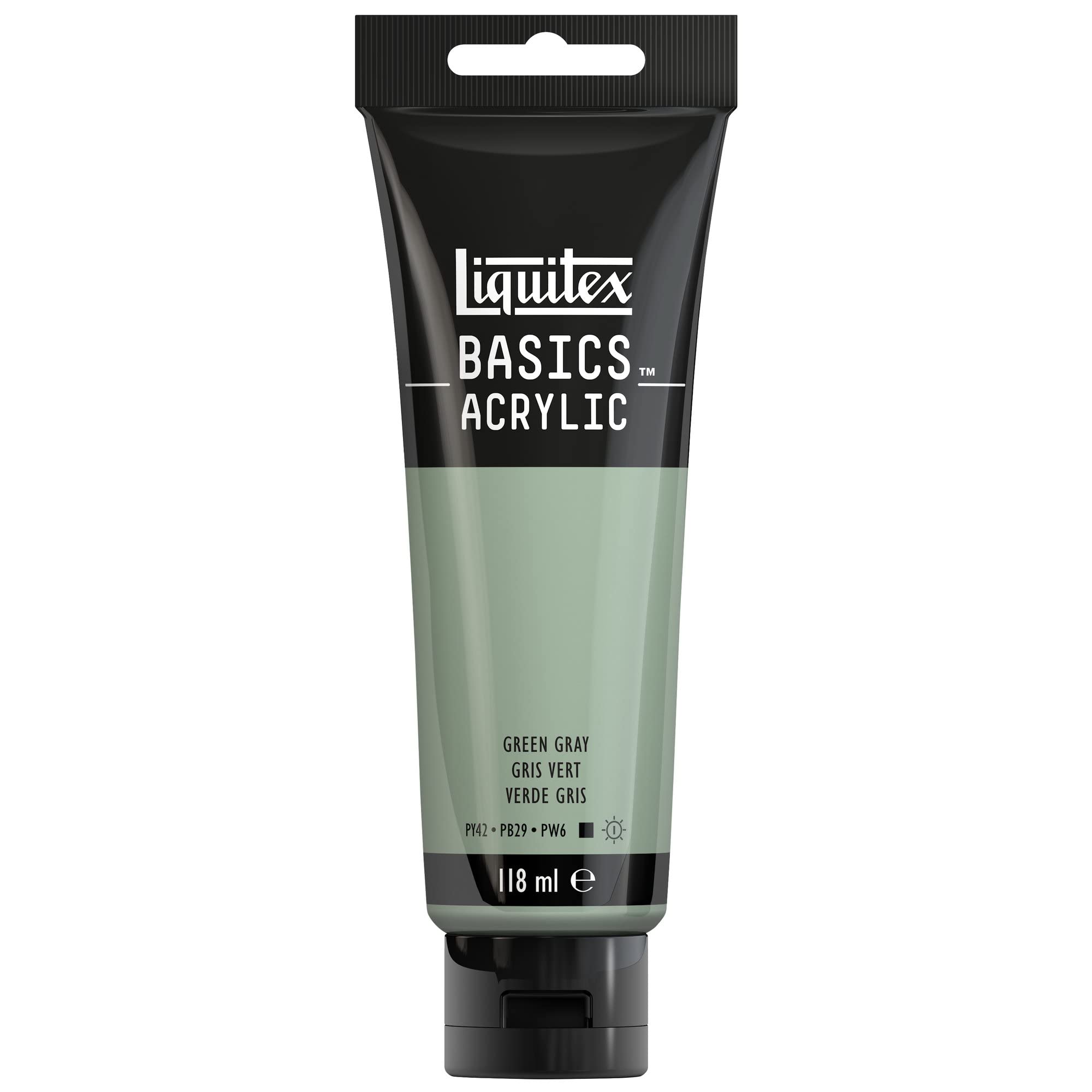 Liquitex Basics Acrylic Paint - Green Gray | 118 ml | Artist Quality Pigments 1