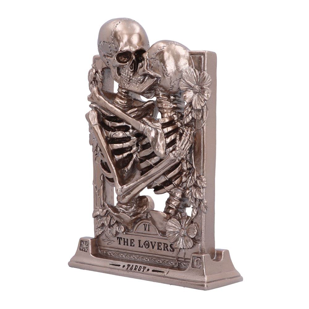 Nemesis Now The Lovers Skeleton Figurine - Gothic Bronze Ornament | 20.5cm Height 2