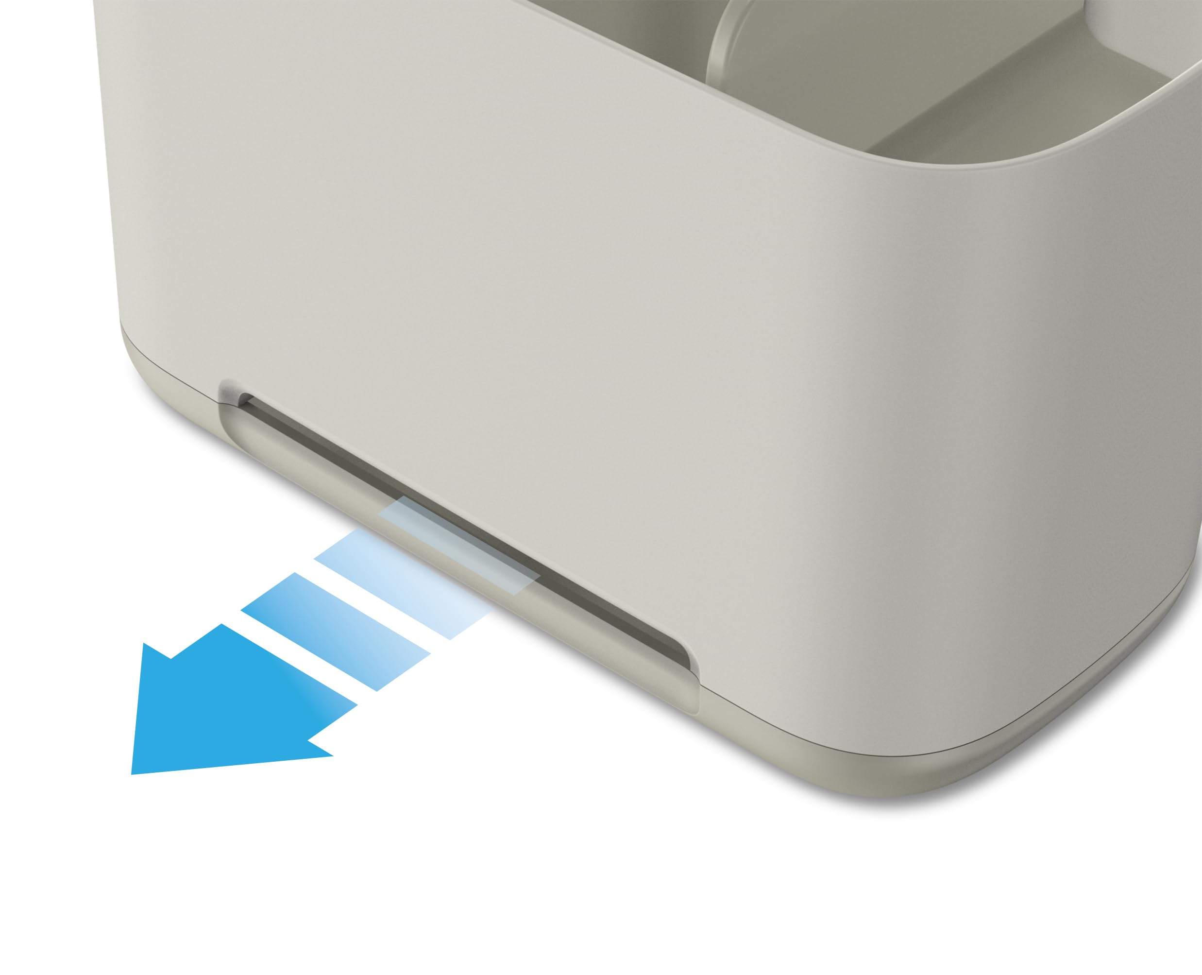 Joseph Joseph Easy-Store Toothbrush Holder Caddy - Ventilated Storage for Powered Brushes | Ecru 6