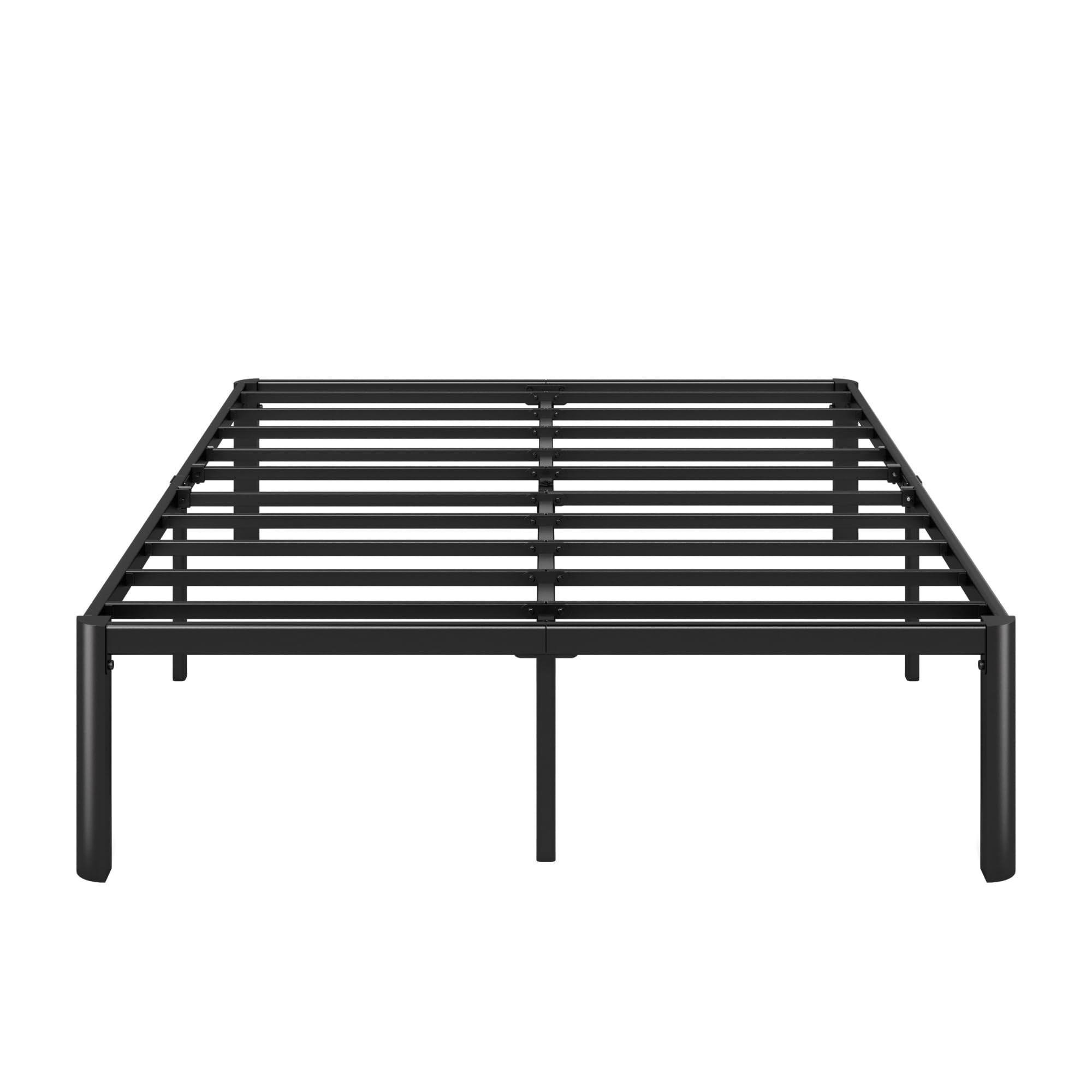 Zinus Van Double Bed Frame - Metal Base with Steel Slat Support | 135 x 190 cm | Black 8