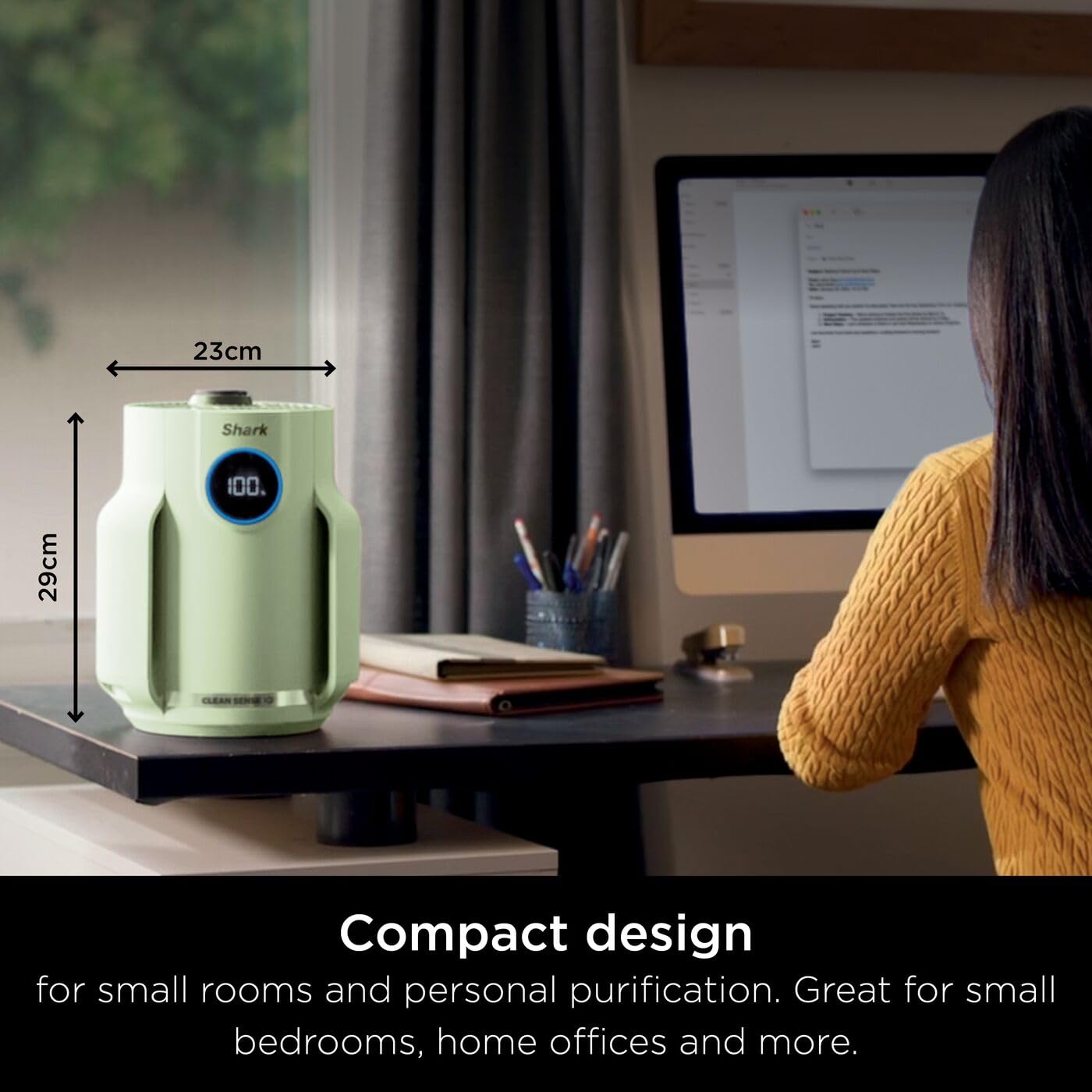 Shark NeverChange5 Air Purifier - 5-Year Filter Life | Clean Sense IQ | Quiet Sleep Mode 8