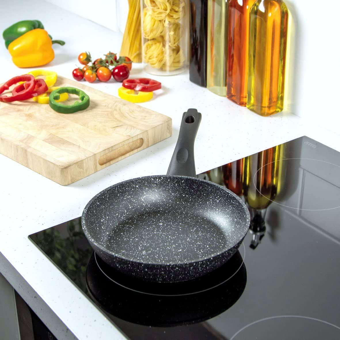 Blackmoor 20cm Non-Stick Frying Pan - Induction, Electric & Gas Hob Compatible | Aluminium 8