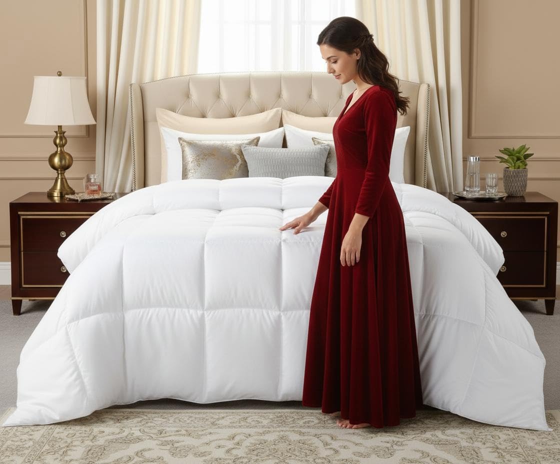 Casabella Double Duvet - 13.5 Tog Rating | 200 x 200 cm | Hypoallergenic Hollowfibre Filling 1