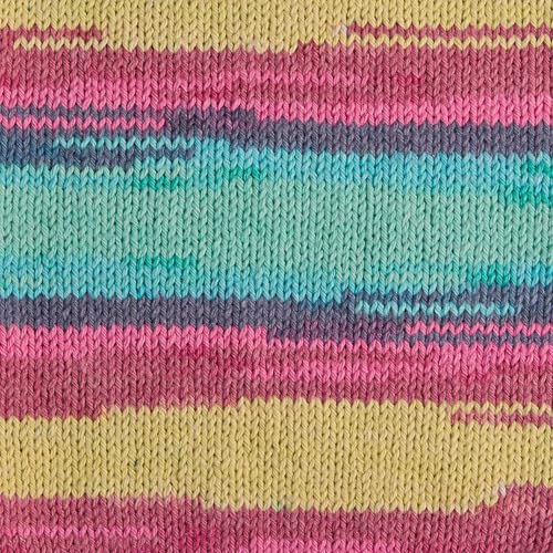 Utopia Crafts Re-Colour Yarn - Vegan, Recycled Cotton Blend | 100g Tropical Mix | 150m 2