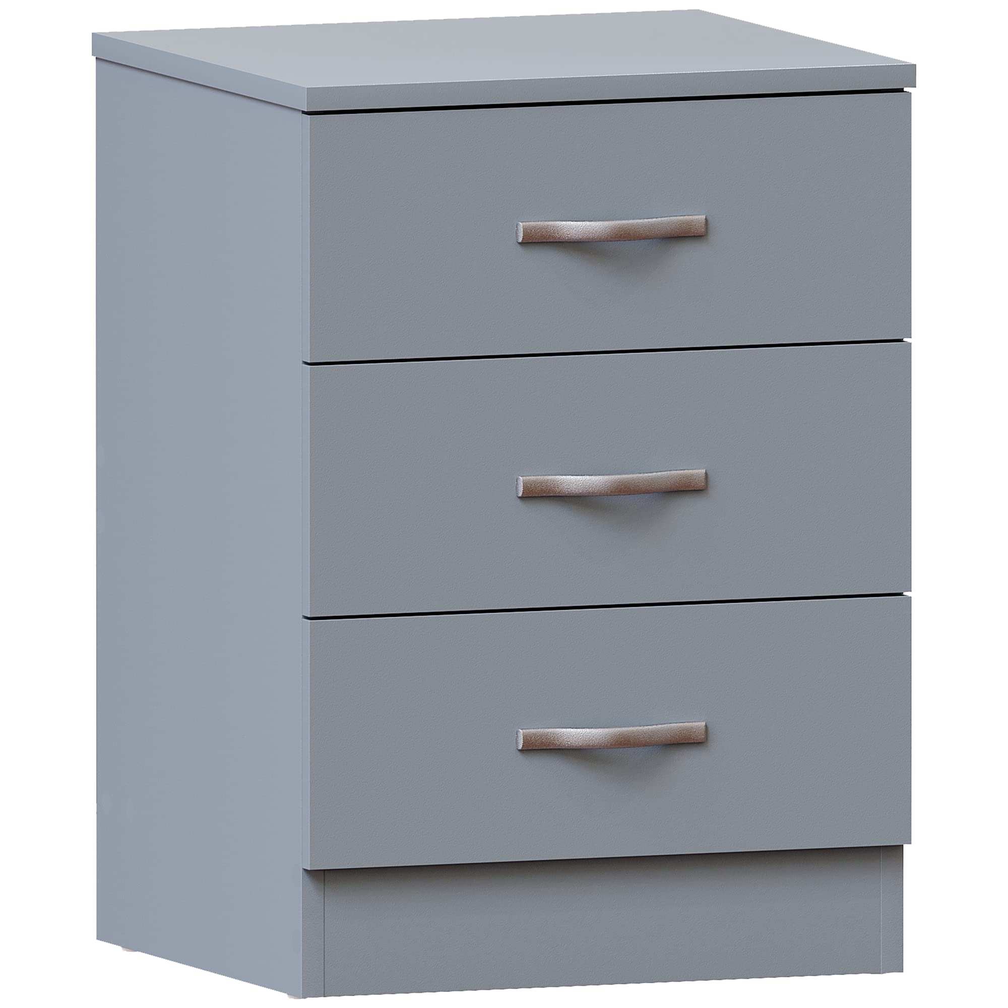 Vida Designs Riano Chest of Drawers - 3 Drawers | Grey | H 56 x W 40 x D 36 cm 7
