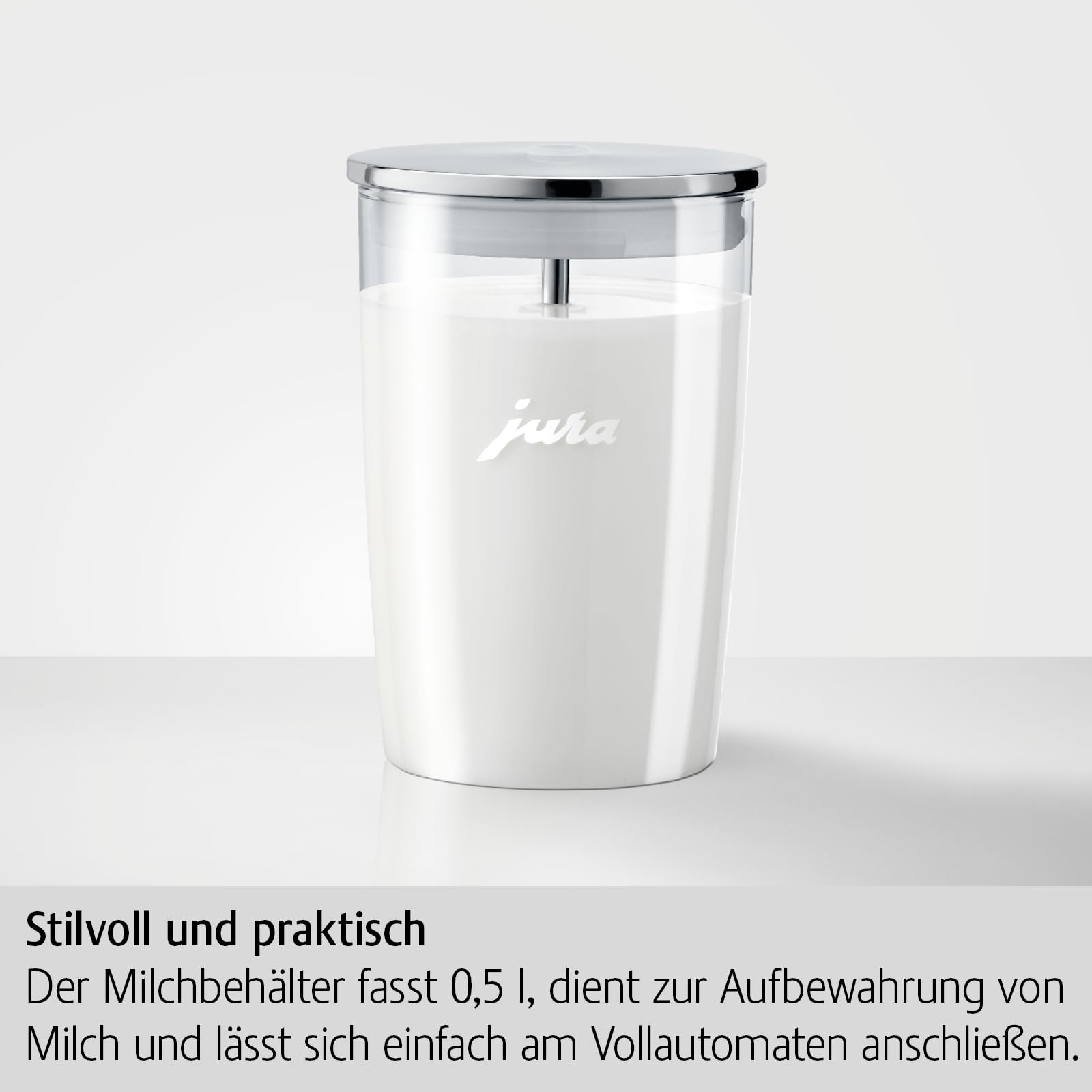 Jura 72570 Glass Milk Container - 0.5L Capacity | Dishwasher Safe | Transparent 3