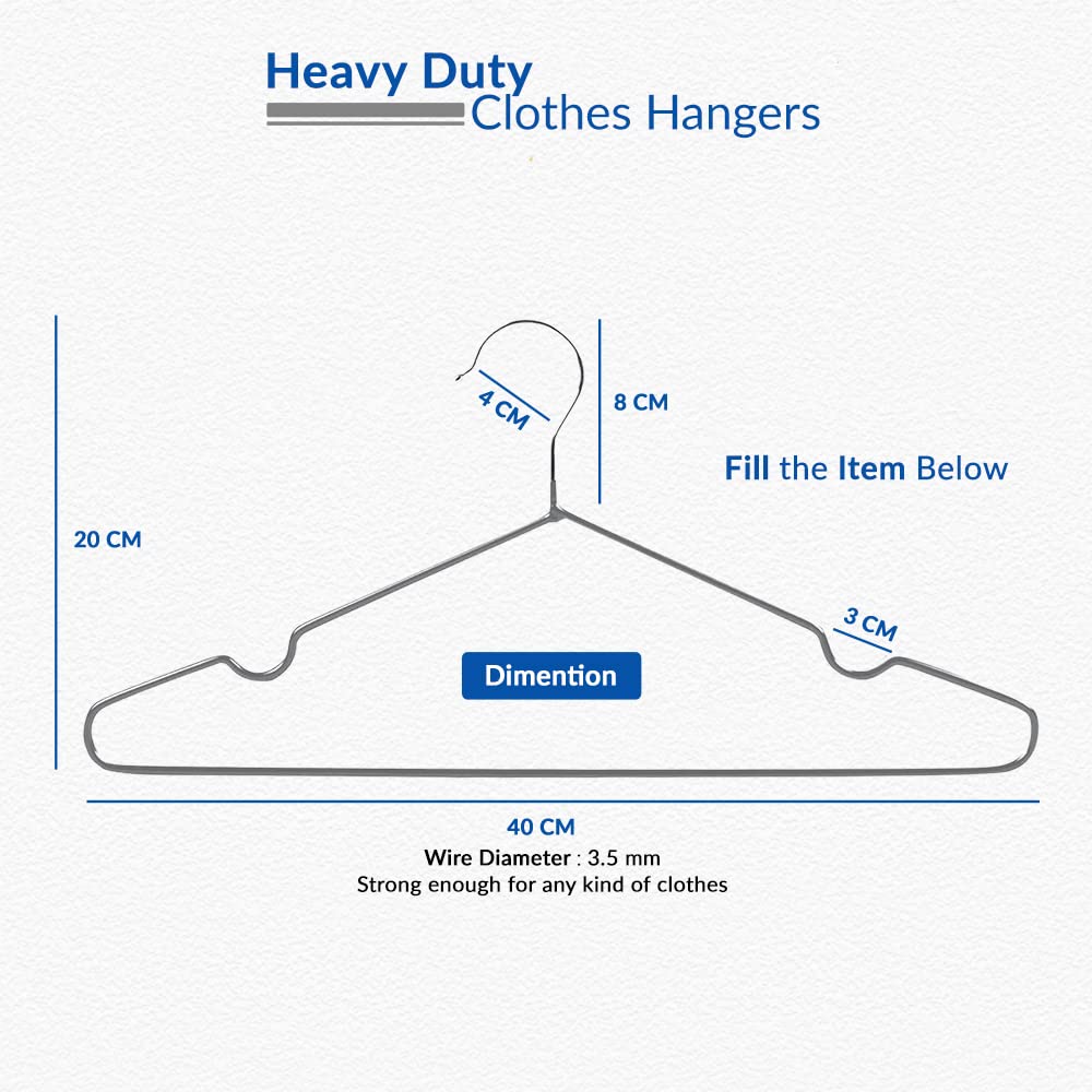 1ABOVE Premium Rubber Coated Metal Hangers - 25 Pack | Heavy Duty | Space Saving | Grey 4