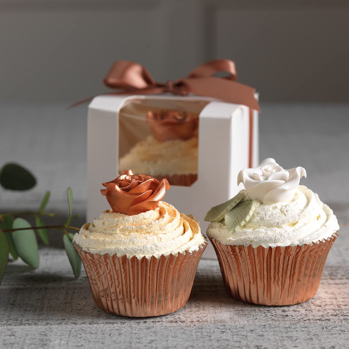 Baked with Love Foil Baking Cases - Rose Gold, Standard Size, 50 Pack 5