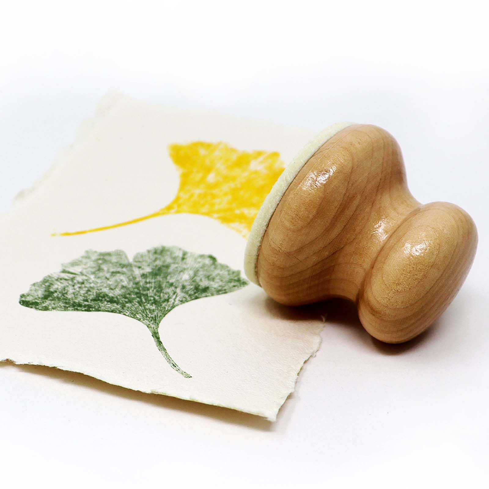 Artway Wooden Handheld Printmaking Baren - 70mm Diameter | Solid Wood | Felt Base 5